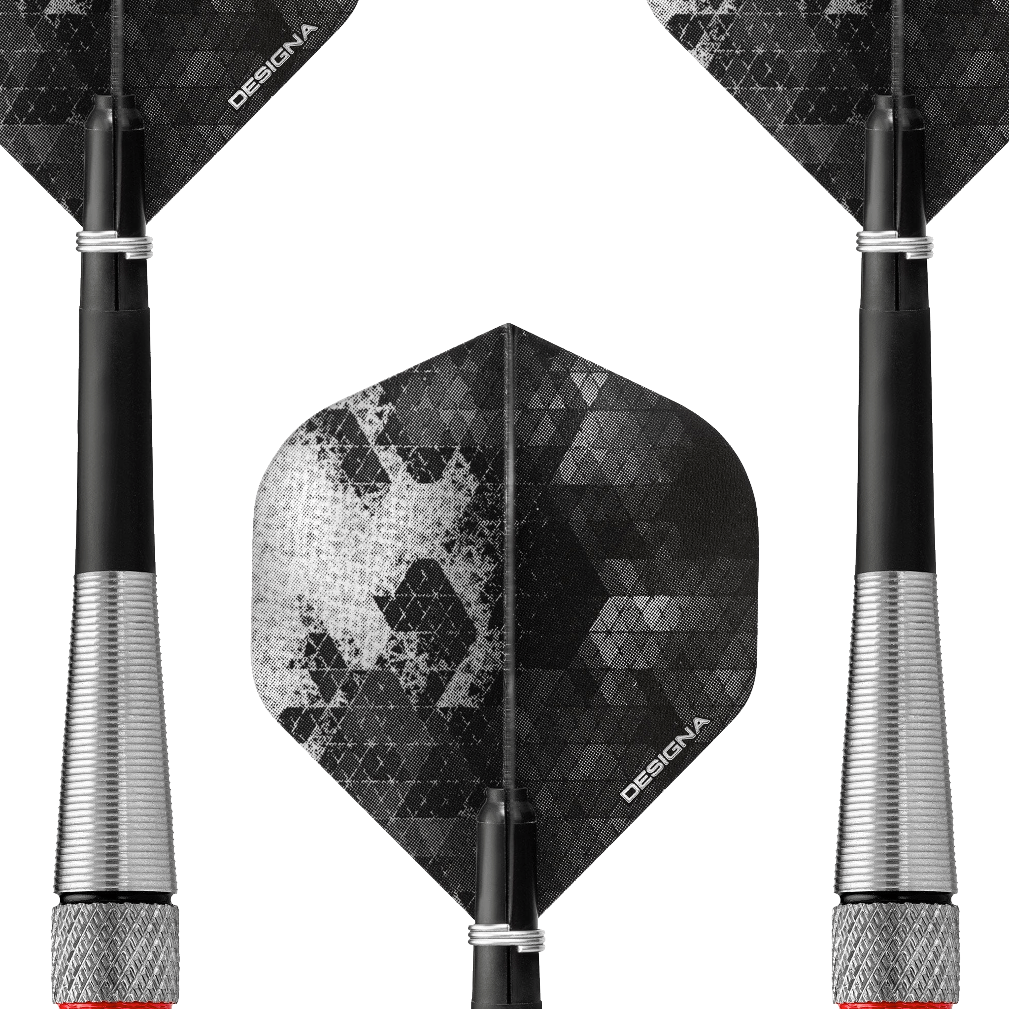 Designa Meteors 90 V2 M1 Steel Tip Darts - 90% Tungsten - 30 Grams Darts