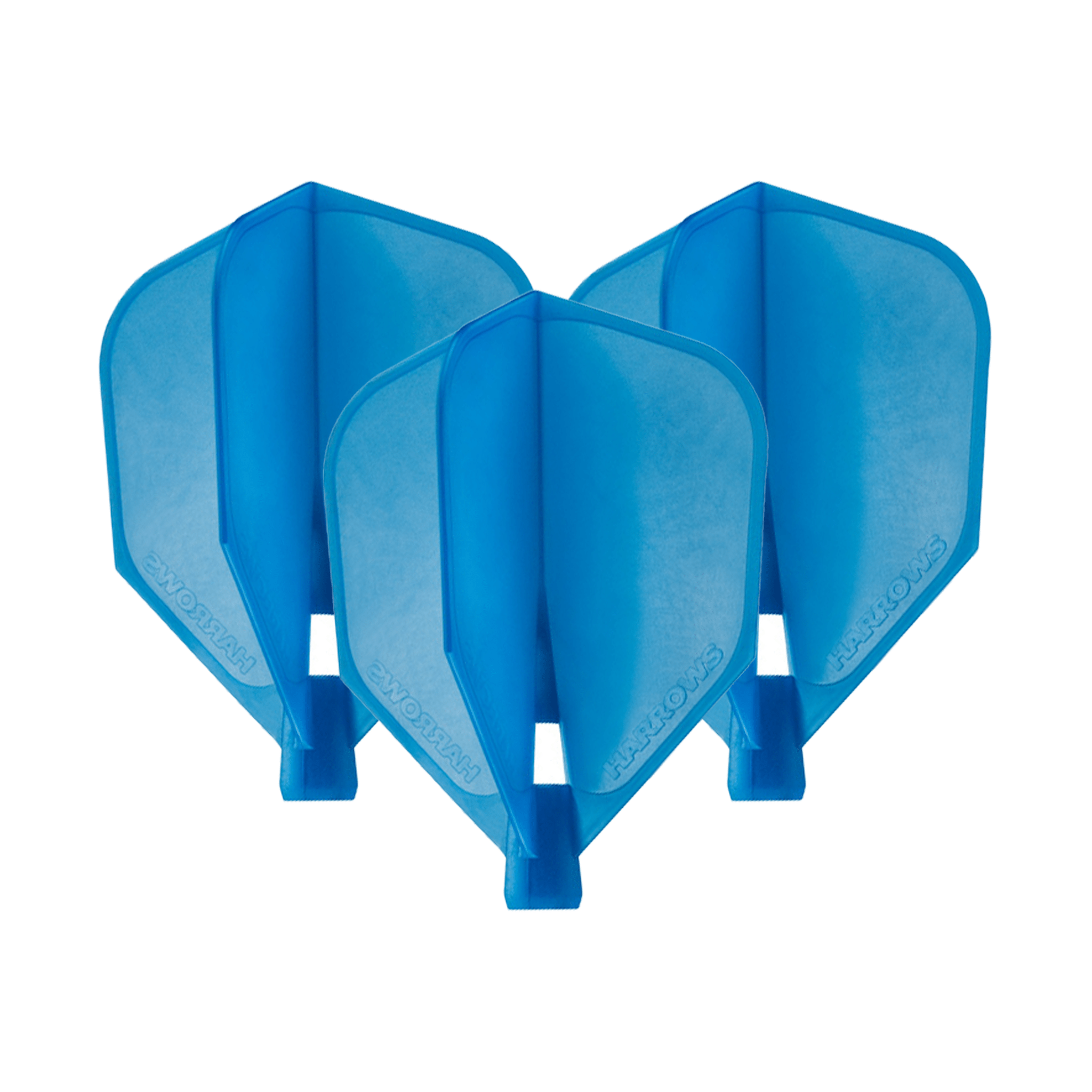 Harrows Clic - Moulded Dart Flights Standard / Aqua Flights