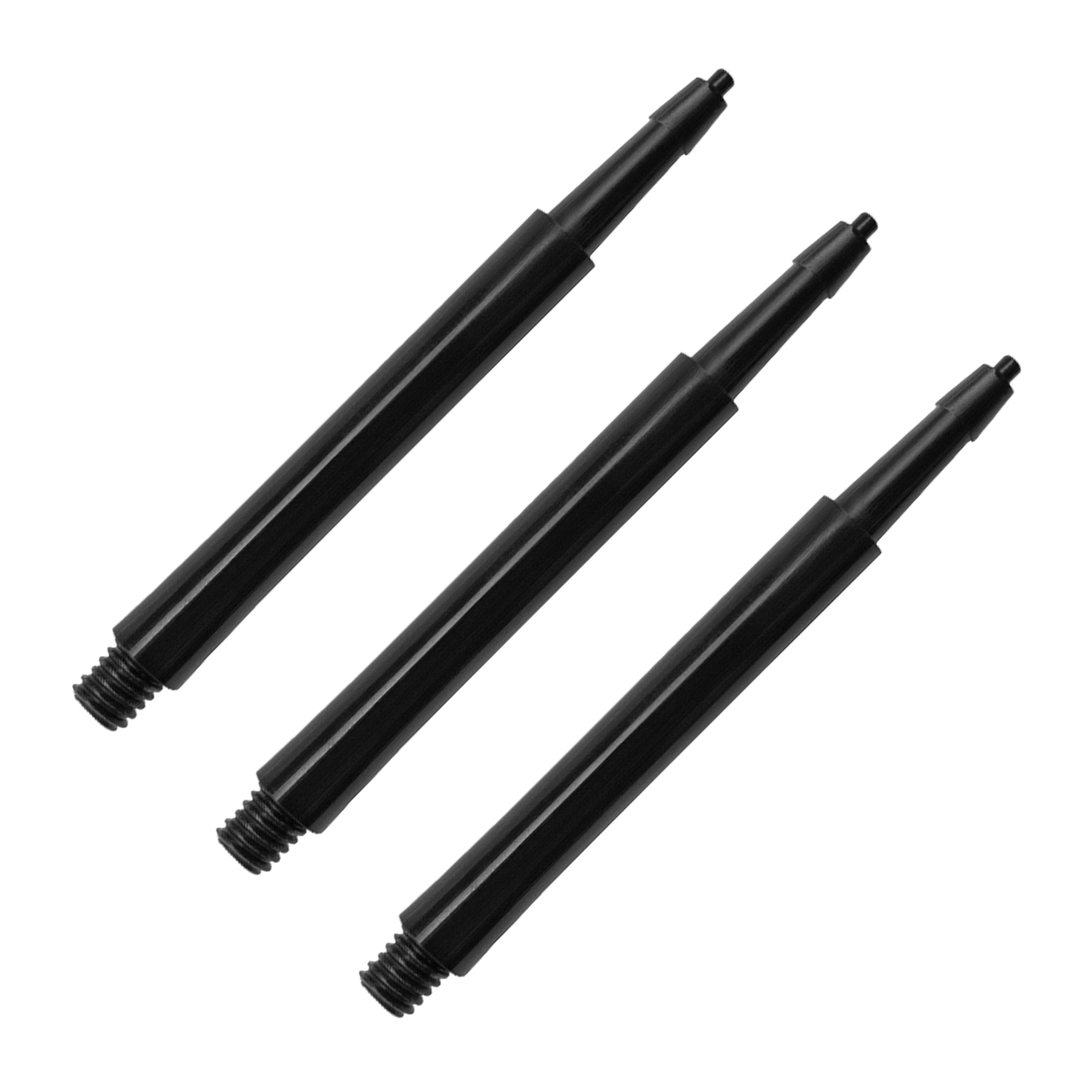 Harrows Clic - Polycarbonate Dart Shafts Medium (37mm) / Black Shafts