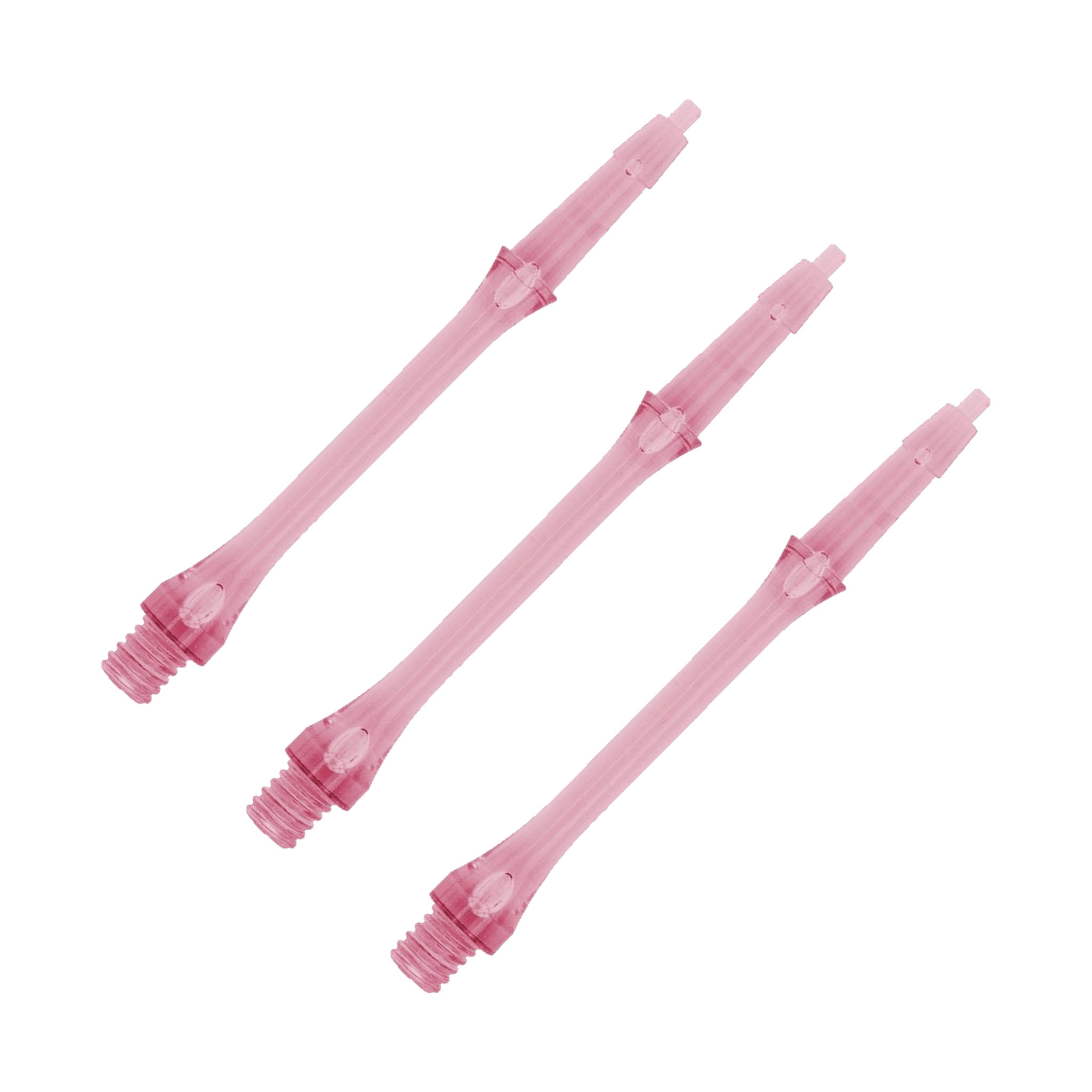 Harrows Clic - Polycarbonate Dart Shafts Slim / Midi (30mm) / Pink Shafts