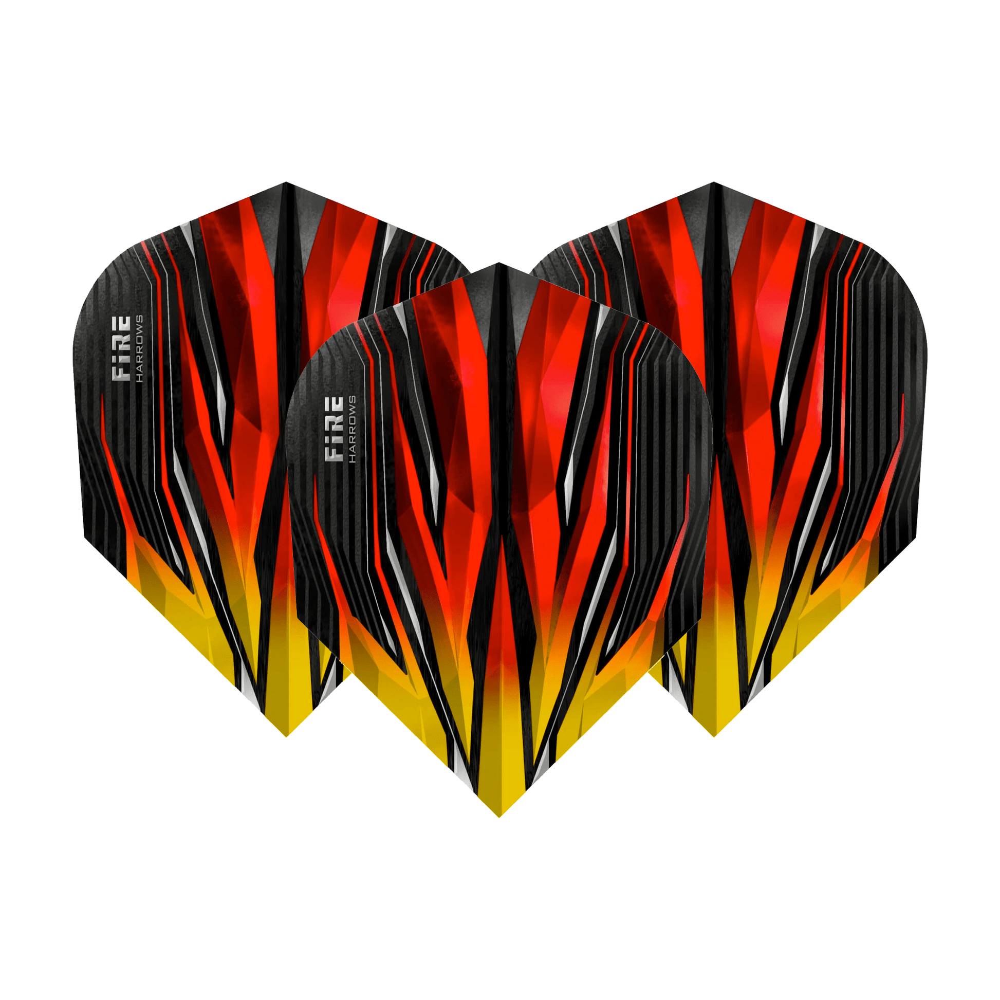 Harrows Fire Inferno No. 6 Standard Dart Flights Fire Flights