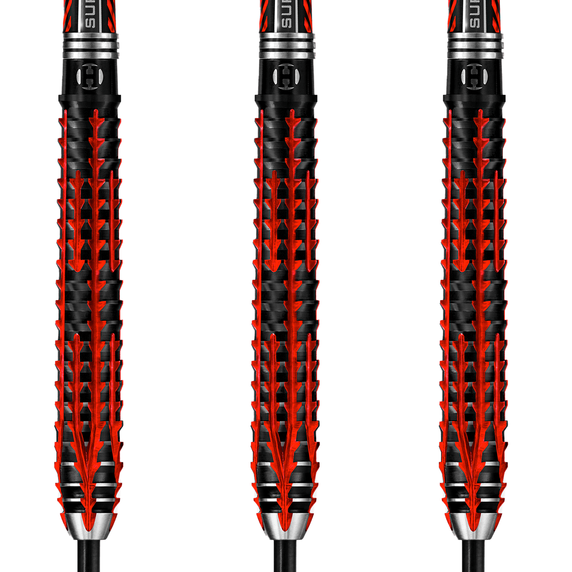Harrows Fire Inferno Steel Tip Darts - 90% Tungsten - 21 Grams Darts