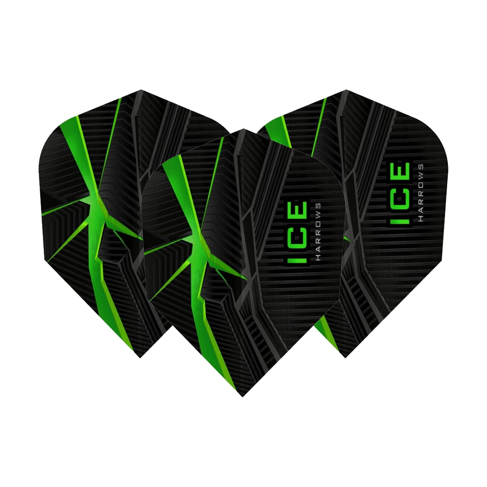 Harrows ICE Recut No. 6 Dart Flights Green Flights