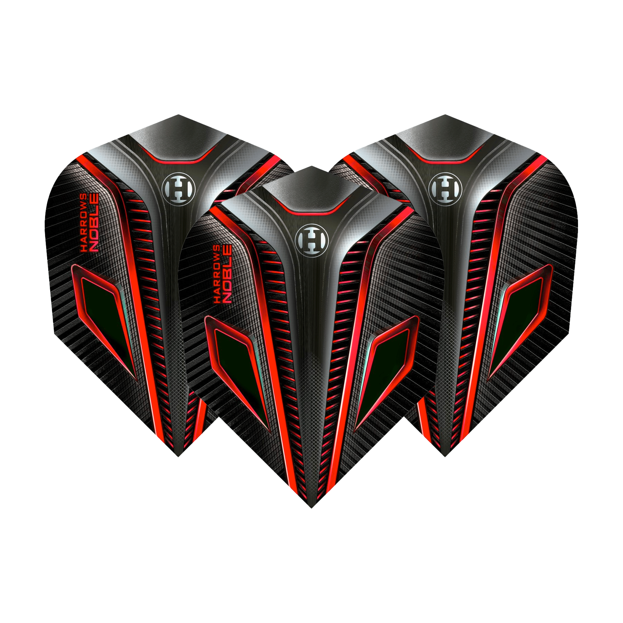 Harrows Noble No. 6 Dart Flights Red Flights