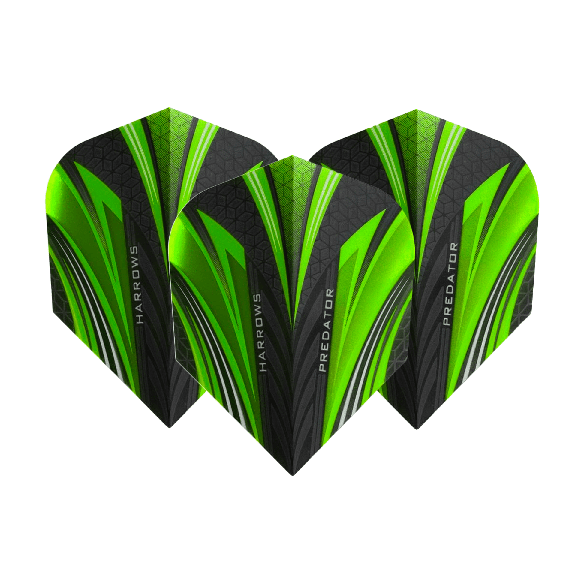 Harrows Prime Predator Standard Dart Flights Green Flights