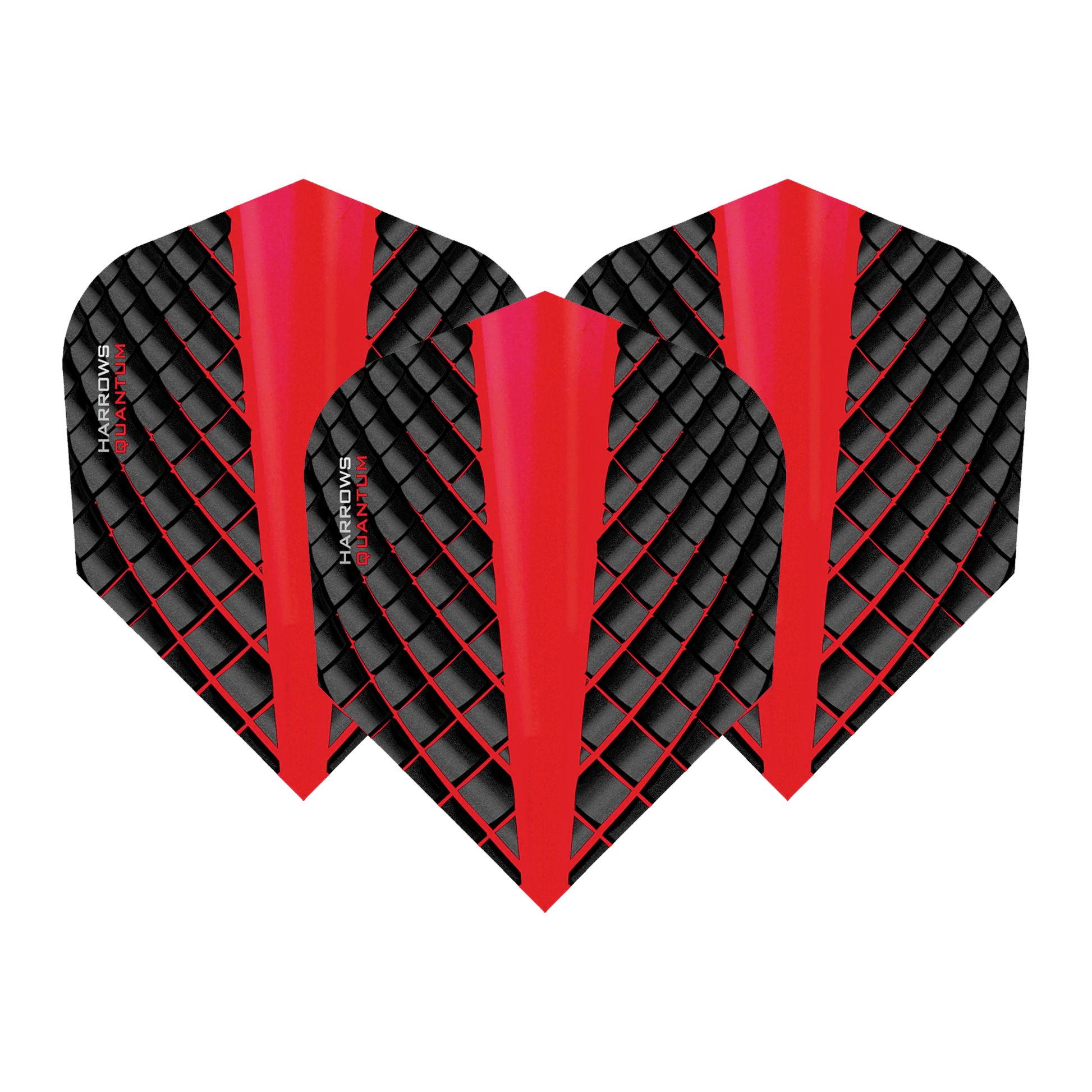 Harrows Quantum - Dart Flights Standard / Red Flights