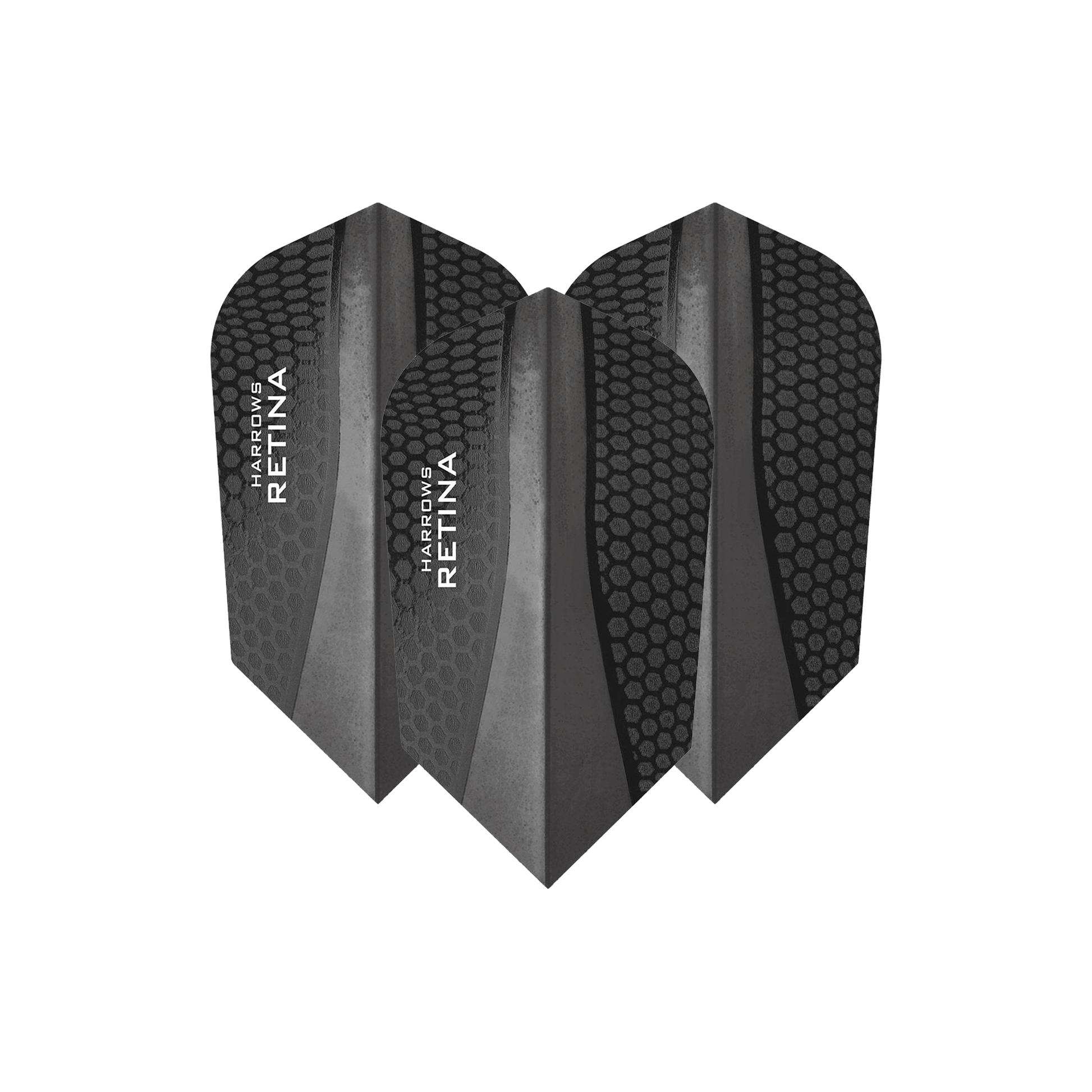 Harrows Retina Dart Flights Black / Slim Flights