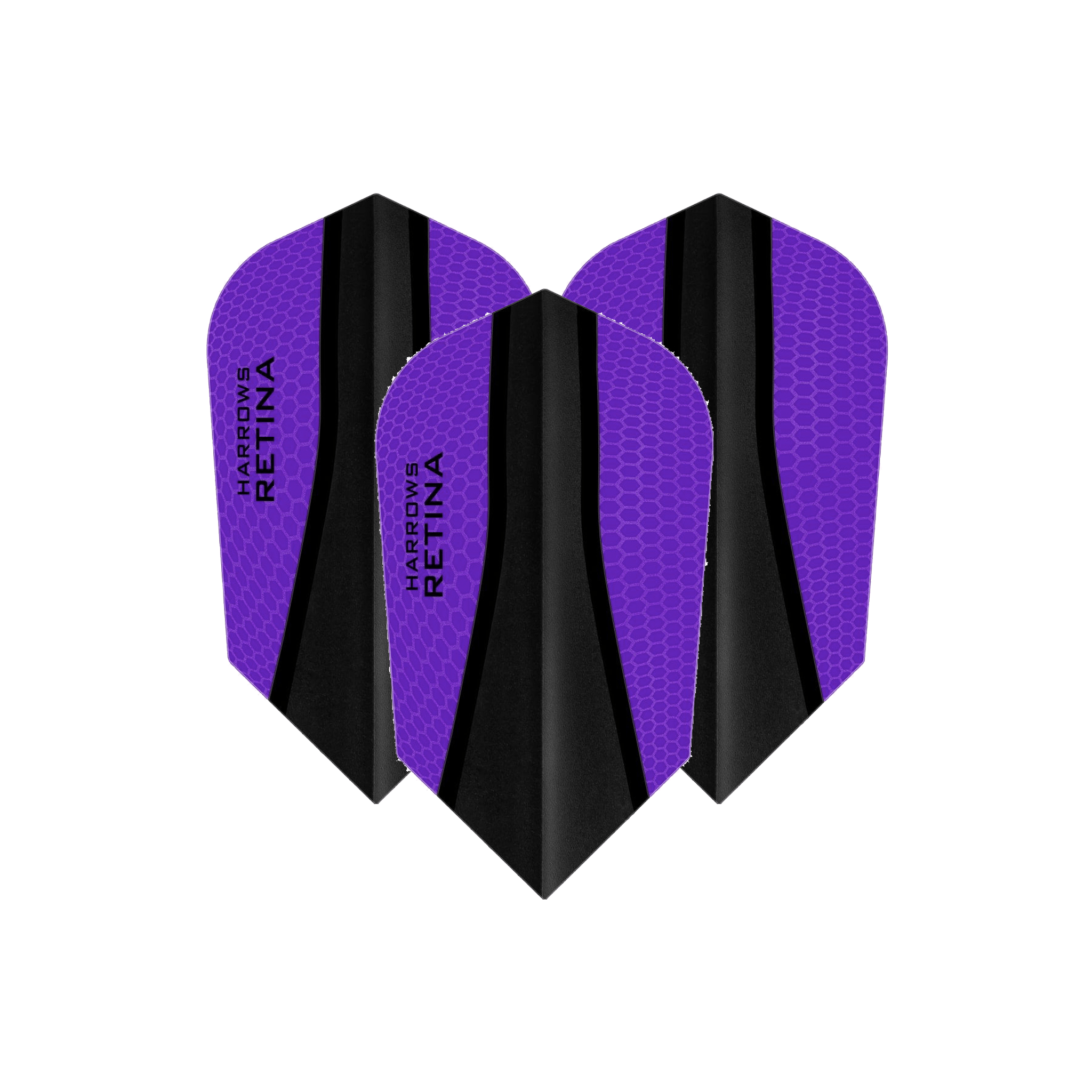 Harrows Retina X - Dart Flights Purple / Slim Flights
