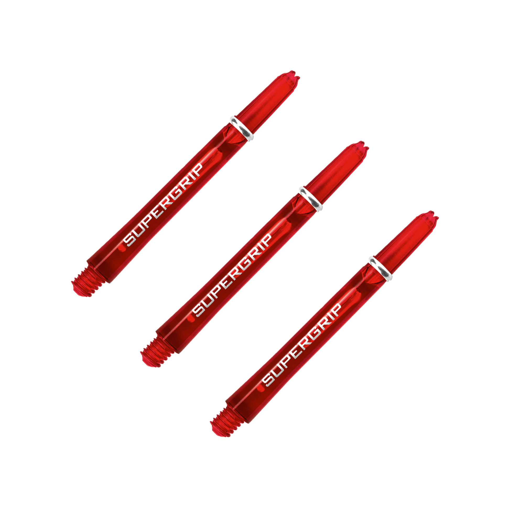 Harrows Supergrip - Nylon Dart Shafts Short (35mm) / Red Shafts