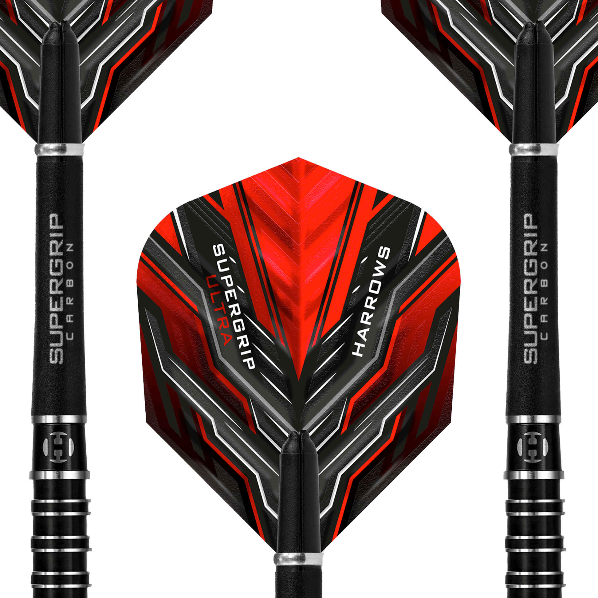 Harrows Supergrip Ultra Steel Tip Darts - 90% Tungsten - 21 Grams Darts