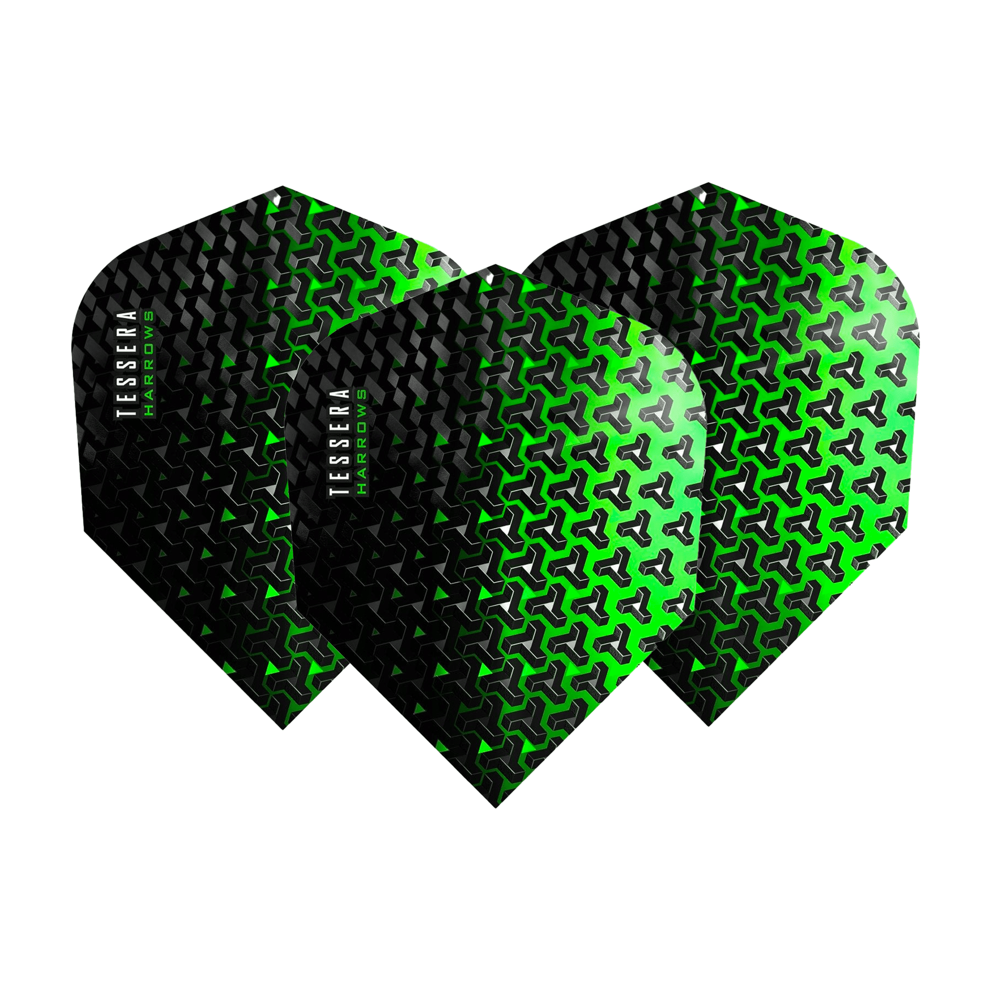 Harrows Tessera No. 6 Dart Flights Green Flights