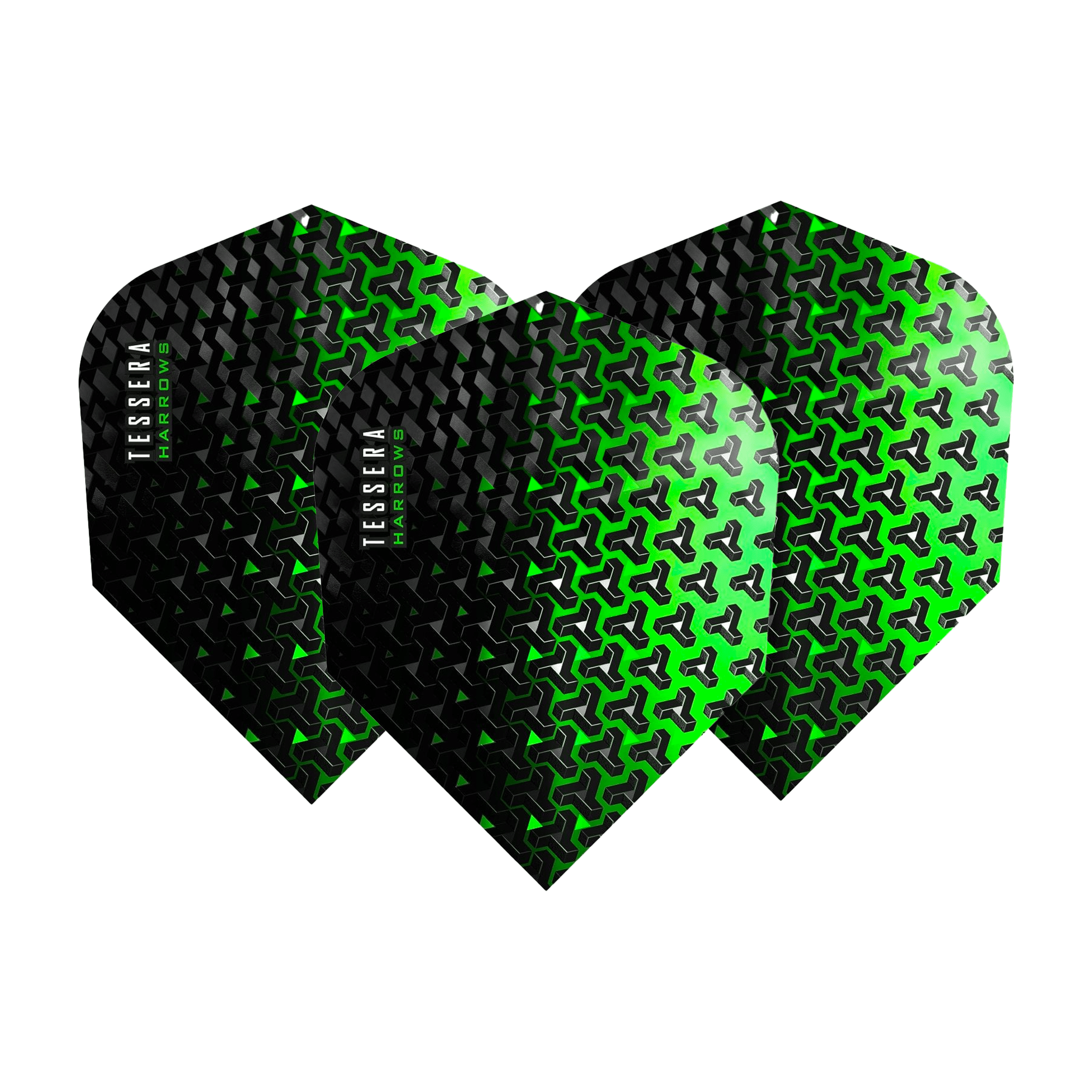 Harrows Tessera No. 6 Dart Flights Green Flights