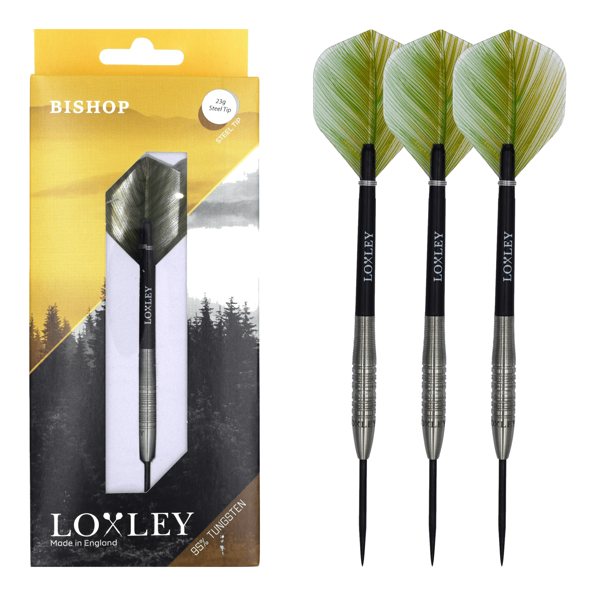 Loxley Bishop - 95% Tungsten Steel Tip Darts Darts