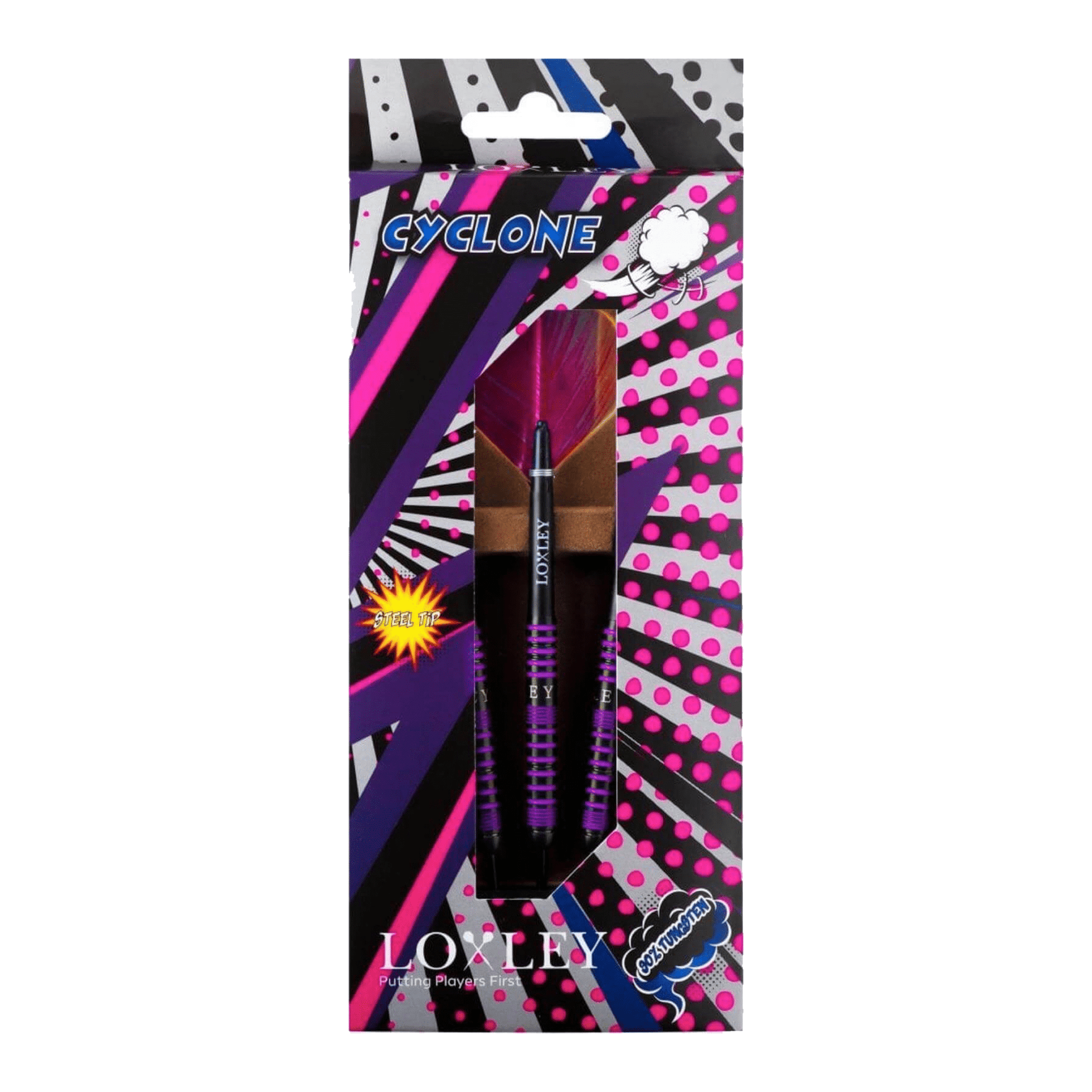 Loxley Cyclone - 90% Tungsten Steel Tip Darts 24 Grams Darts