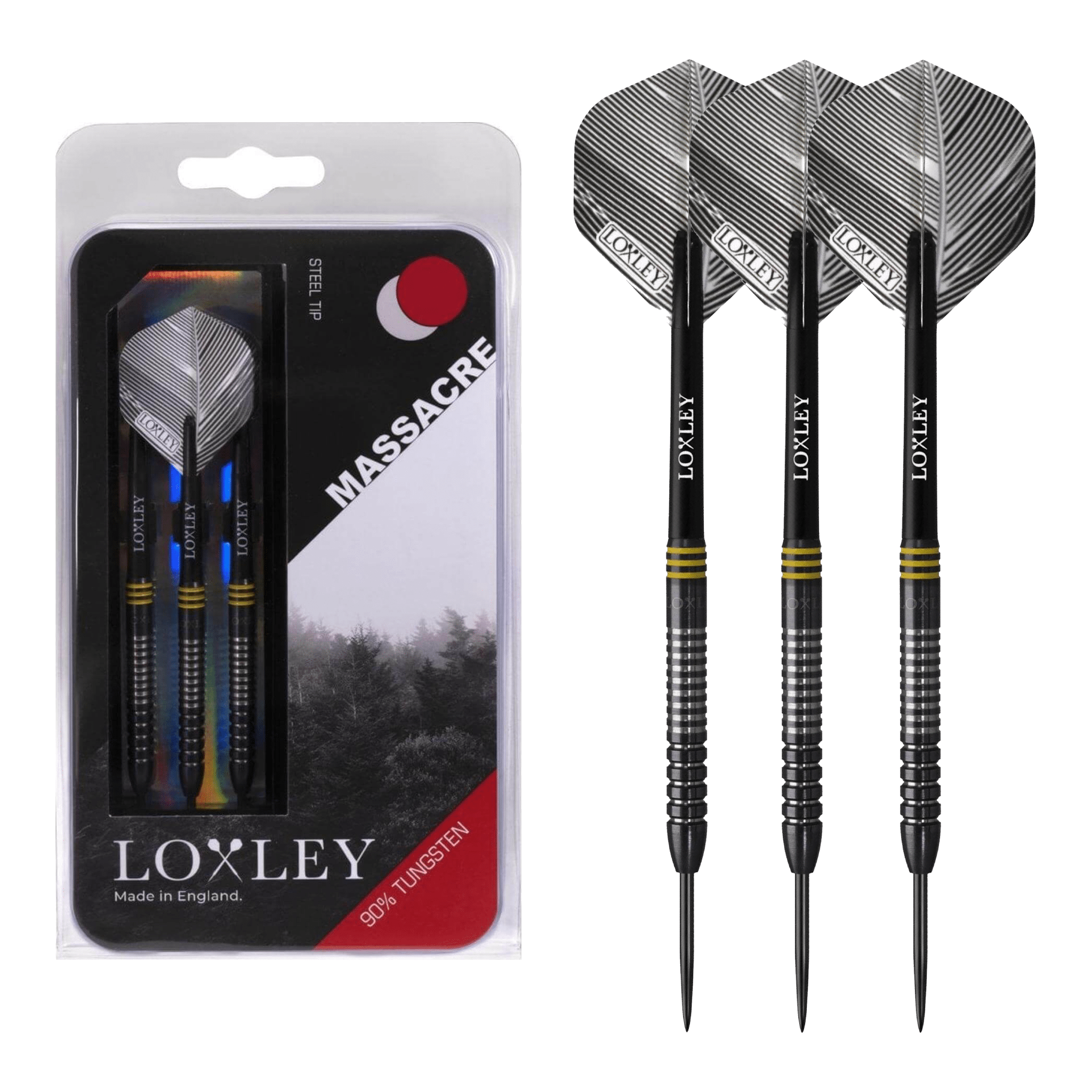 Loxley Massacre - 90% Tungsten Steel Tip Darts 25 Grams Darts