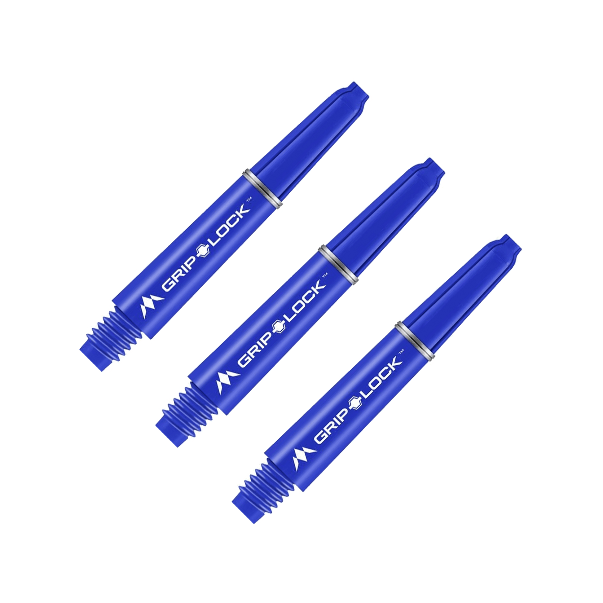 Mission GripLock Short (34mm) Nylon Dart Shafts Blue Shafts