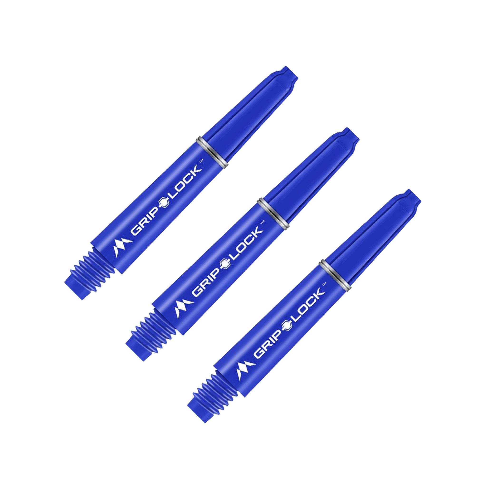 Mission GripLock Short (34mm) Nylon Dart Shafts Blue Shafts