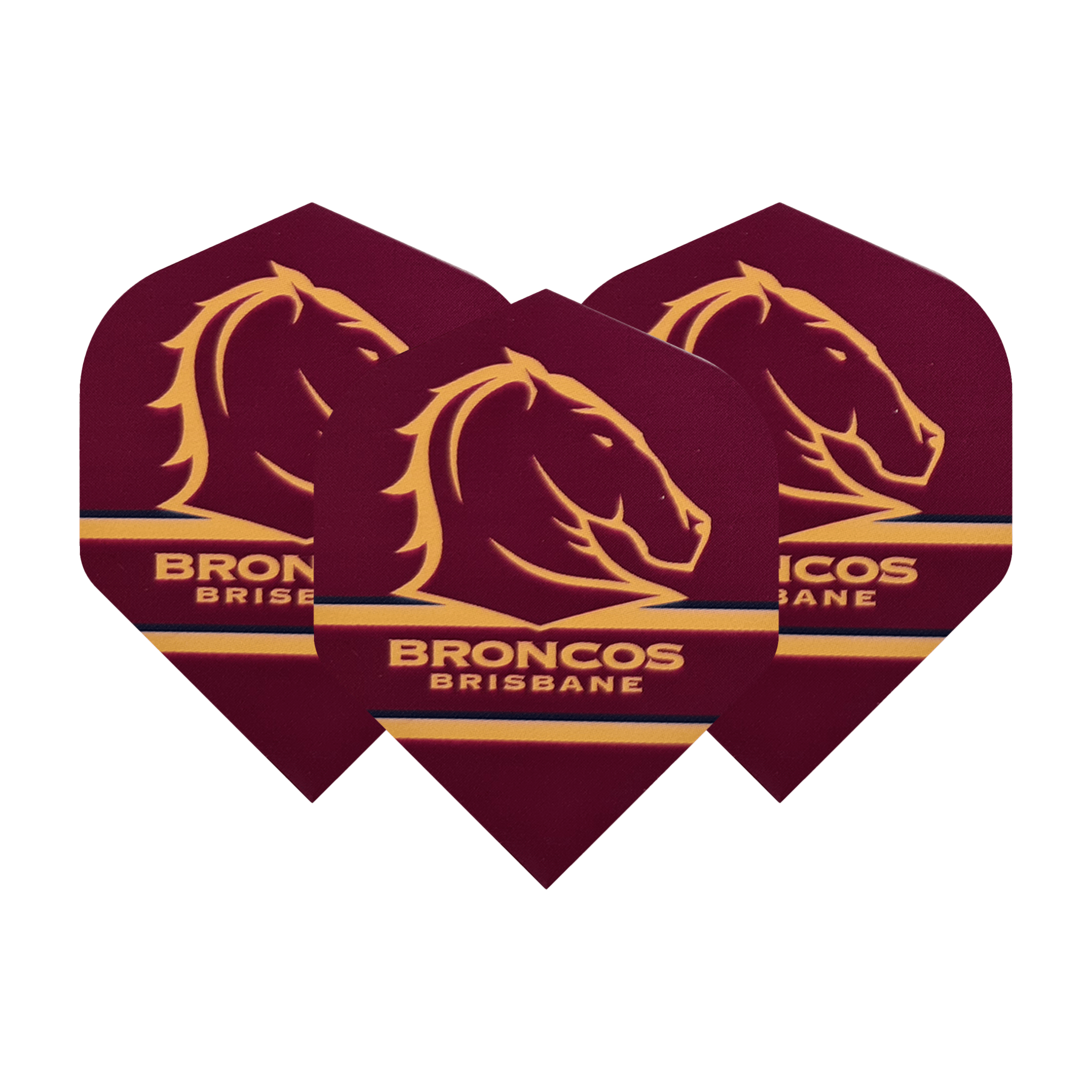 NRL Official NRL Brisbane Broncos Standard Dart Flights Brisbane Broncos Flights
