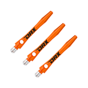 Red Dragon DRX Short (36mm) Coated Aluminium Dart Shafts Orange Shafts