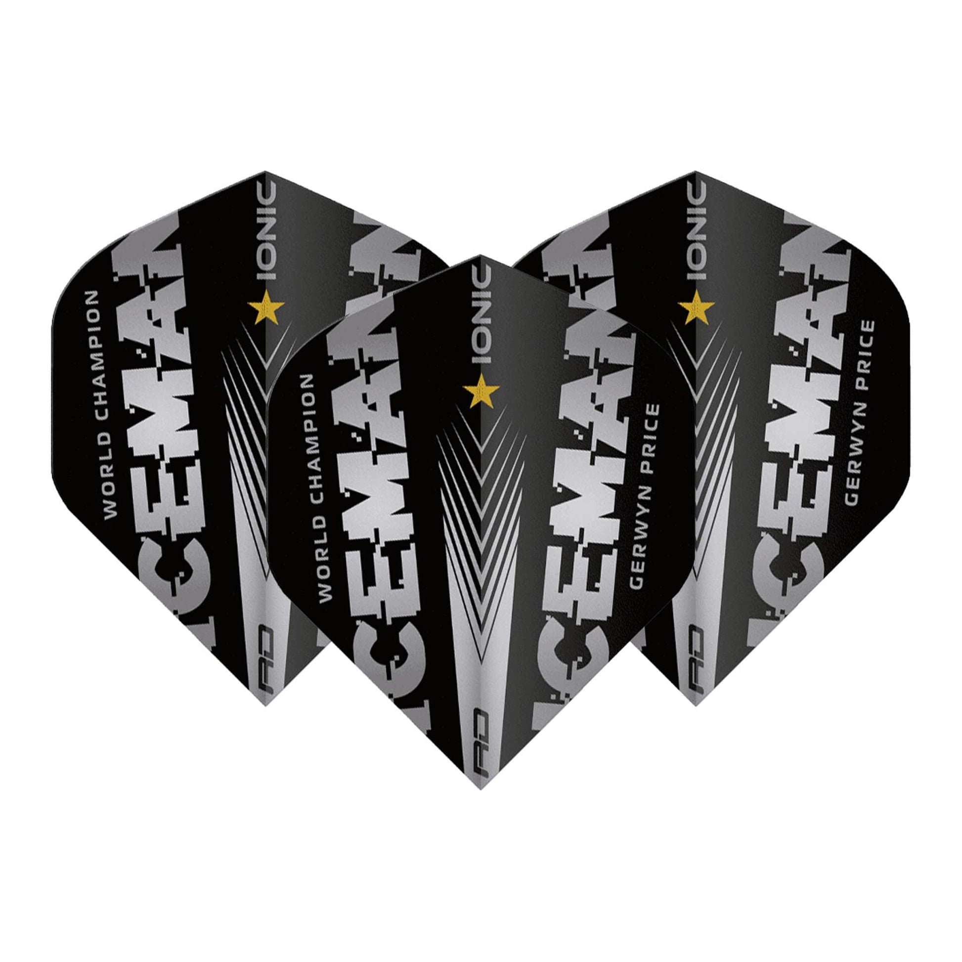Red Dragon Gerwyn Price Ionic Iceman Flights Standard / Silver Flights