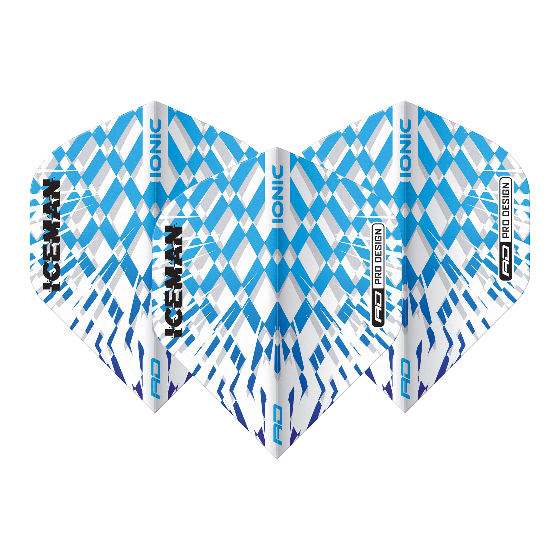 Red Dragon Gerwyn Price Pro Design - Hardcore Ionic Dart Flights Standard / White Flights