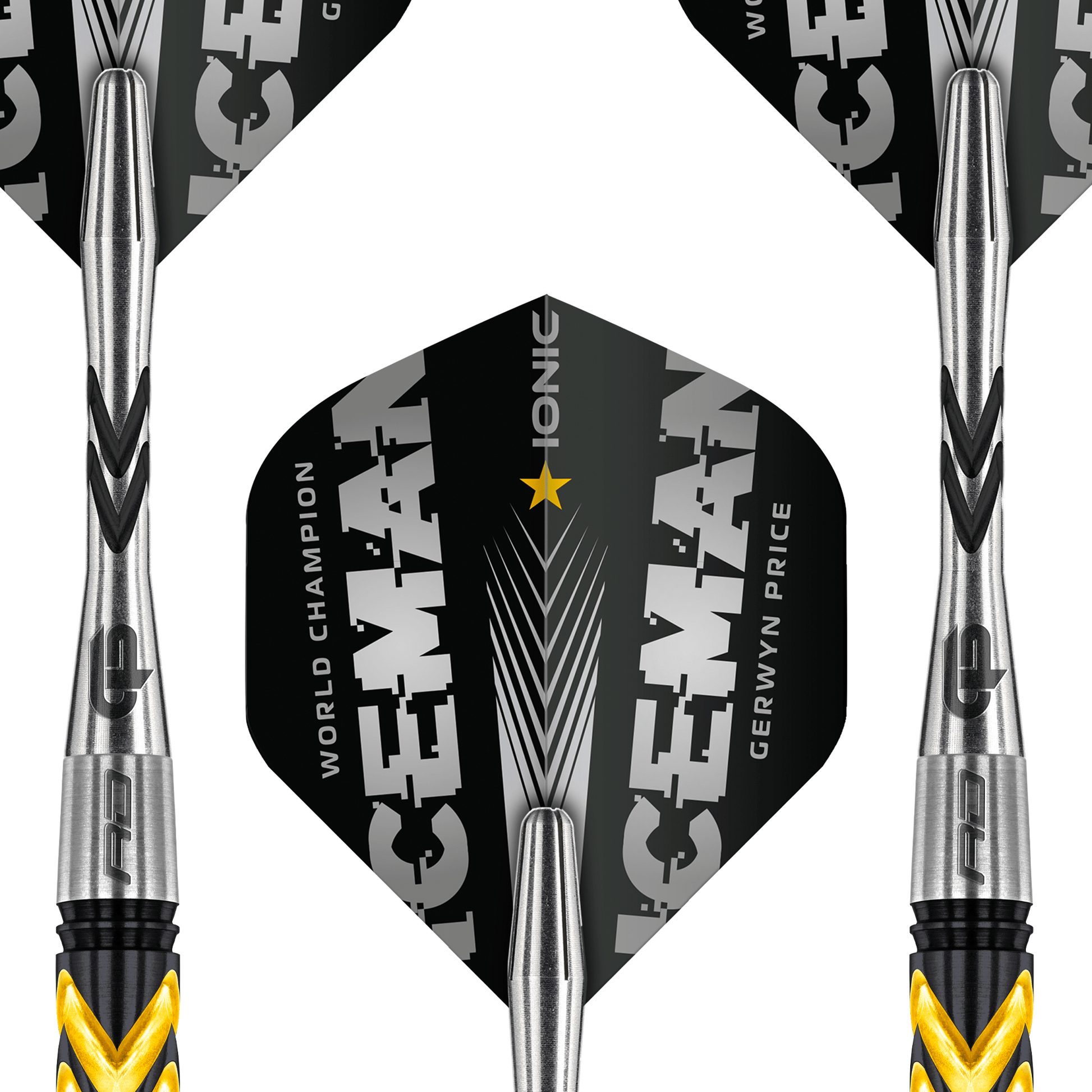 Red Dragon Gerwyn Price Thunder Special Edition Steel Tip Darts - 90% Tungsten - 23 Grams Darts