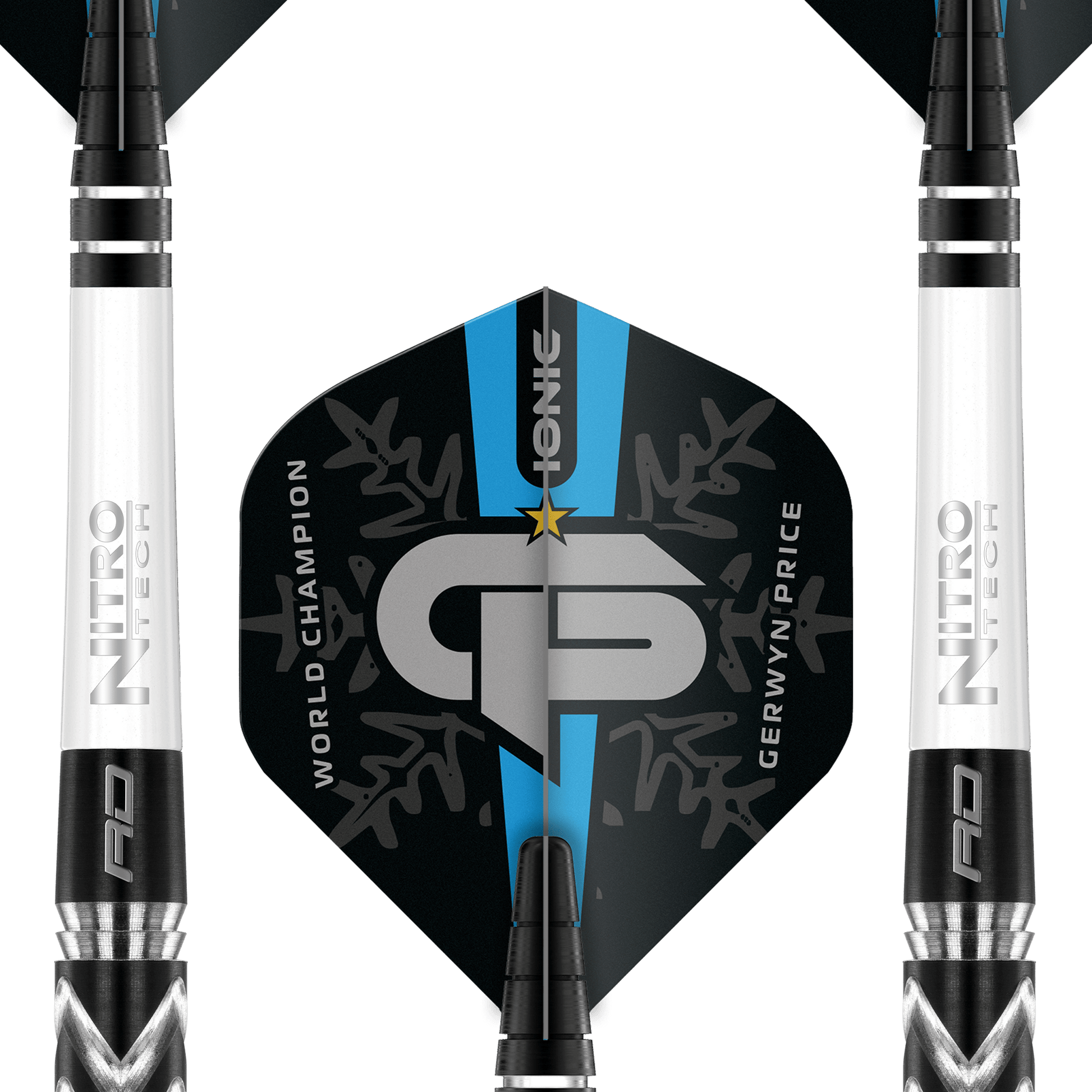 Red Dragon Gerwyn Price World Champion Special Edition Steel Tip Darts - 90% Tungsten - 24 Grams Darts