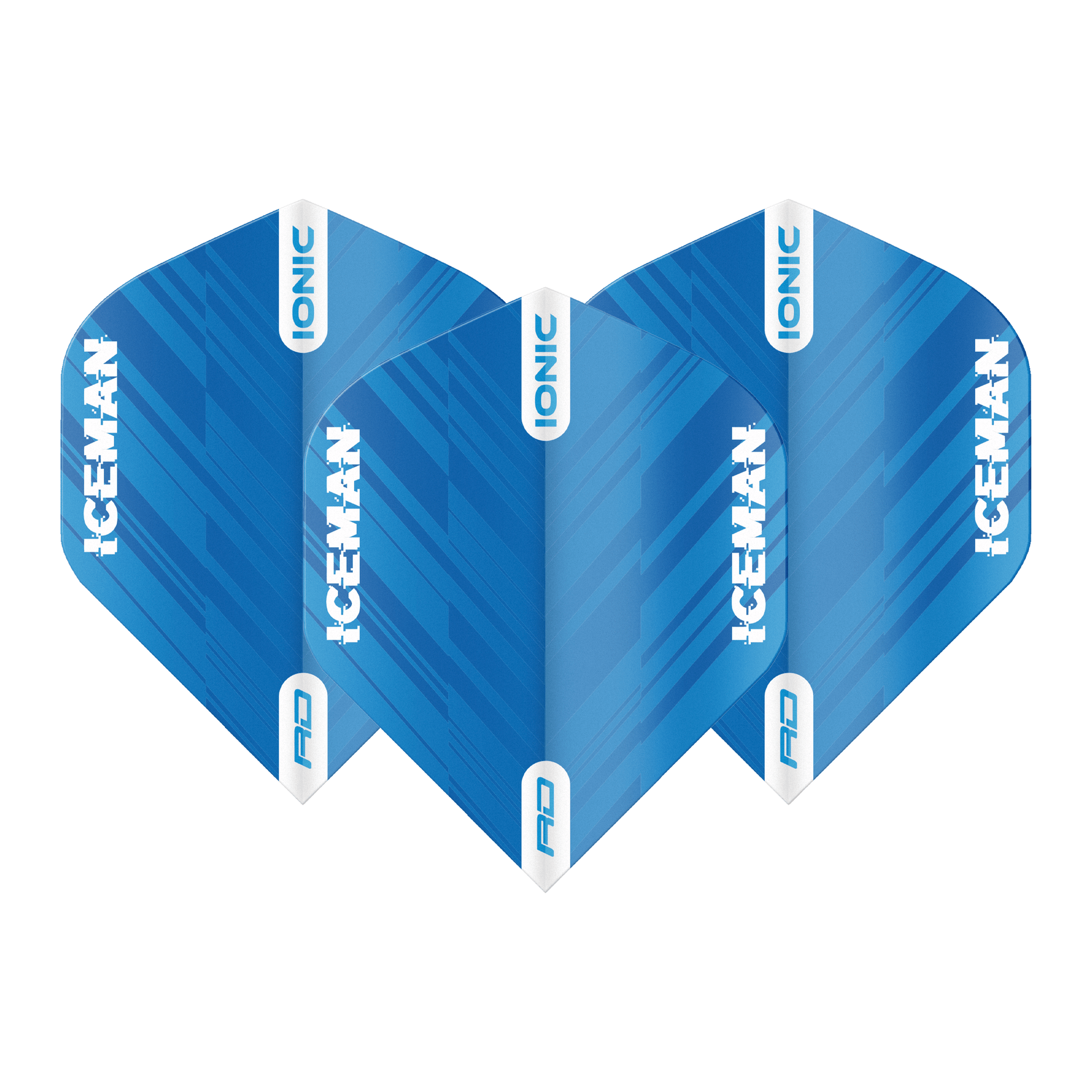 Red Dragon Hardcore Ionic Gerwyn Price Standard Dart Flights Dark Blue/Light Blue Flights