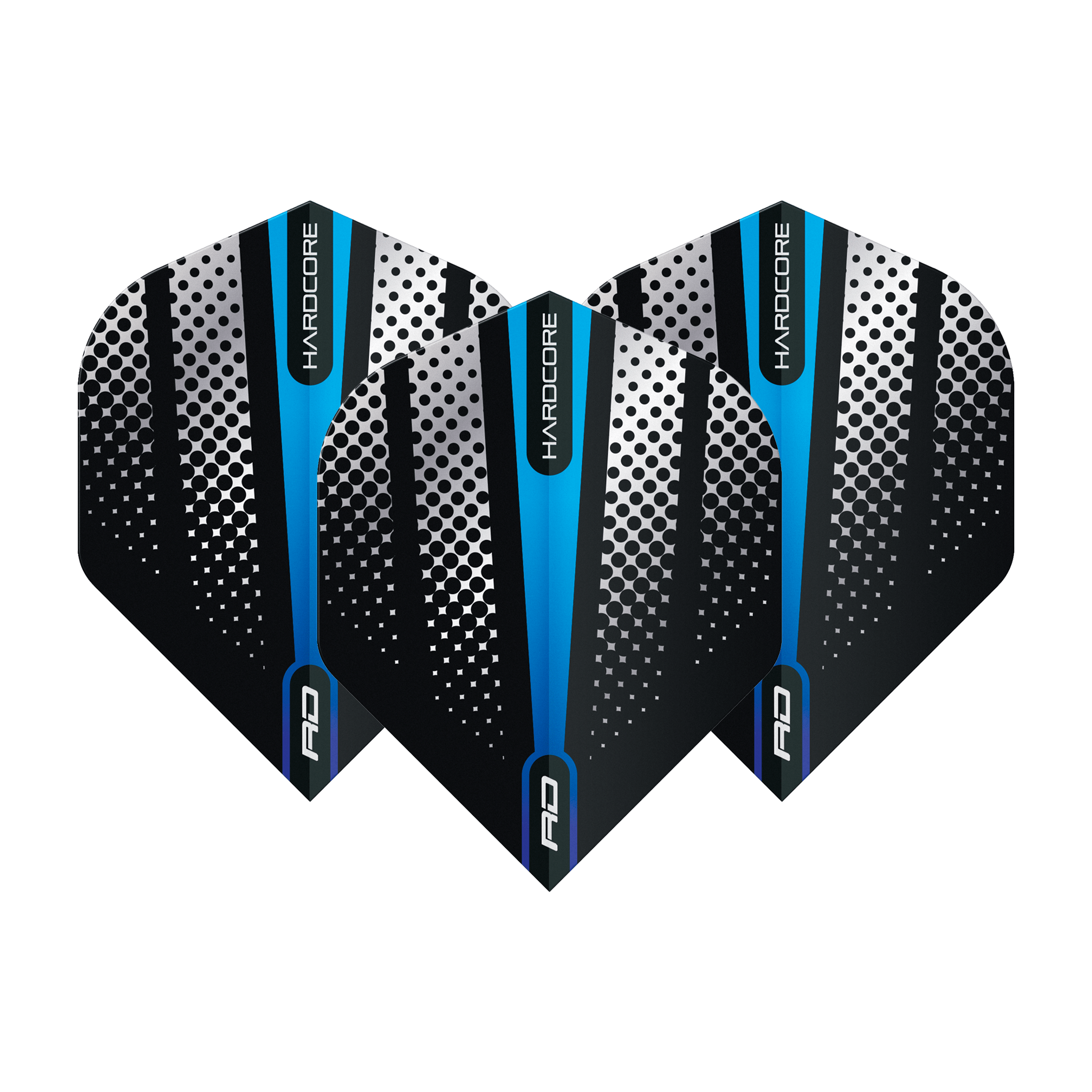 Red Dragon Hardcore Radical Flash Standard Dart Flights Blue Flights