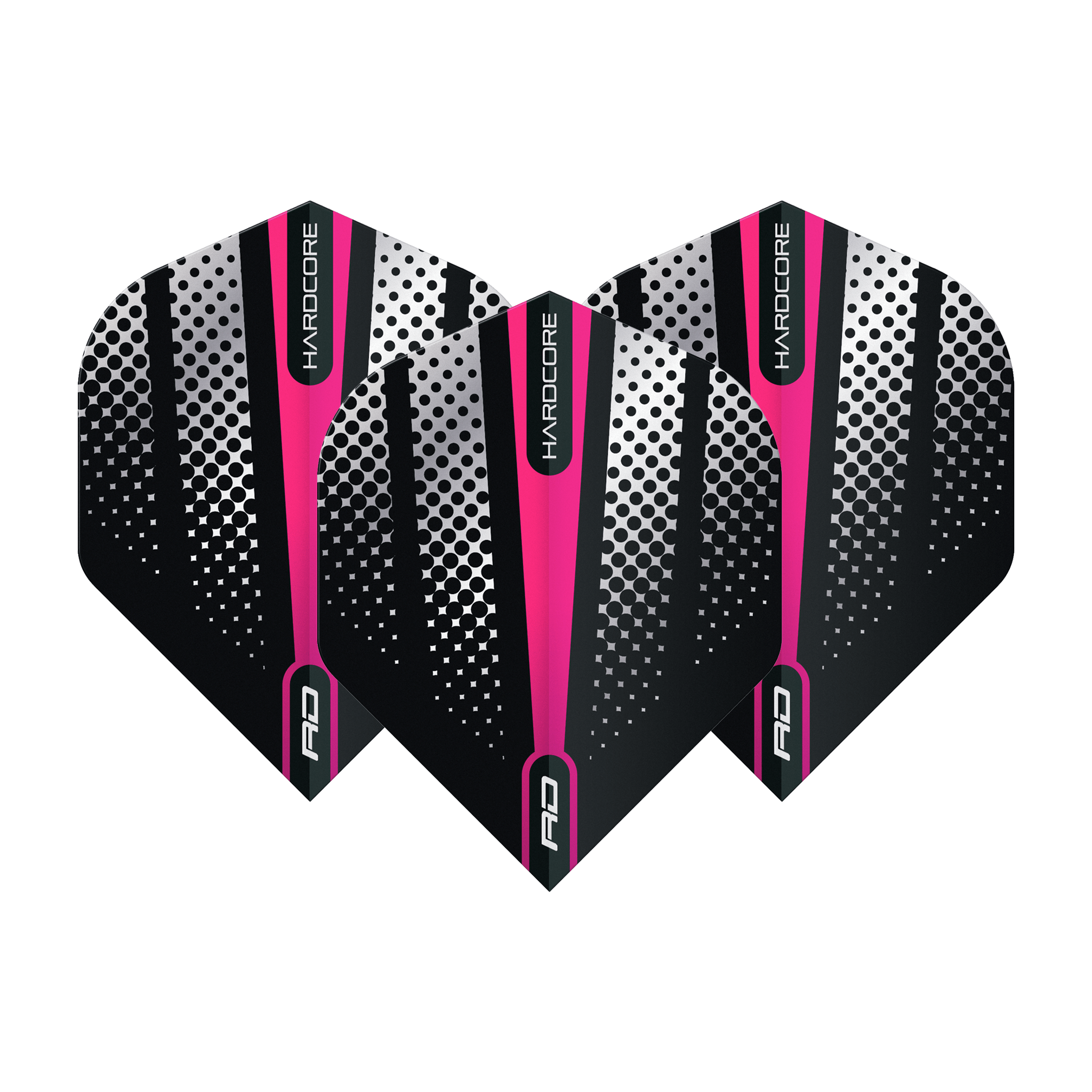 Red Dragon Hardcore Radical Flash Standard Dart Flights Pink Flights