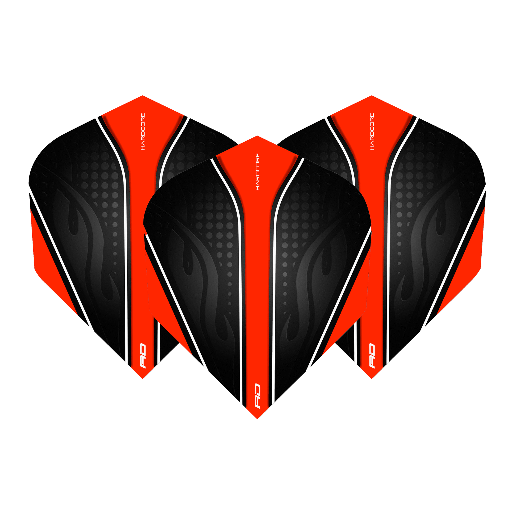 Red Dragon Hardcore Radical Standard Dart Flights Red Flights