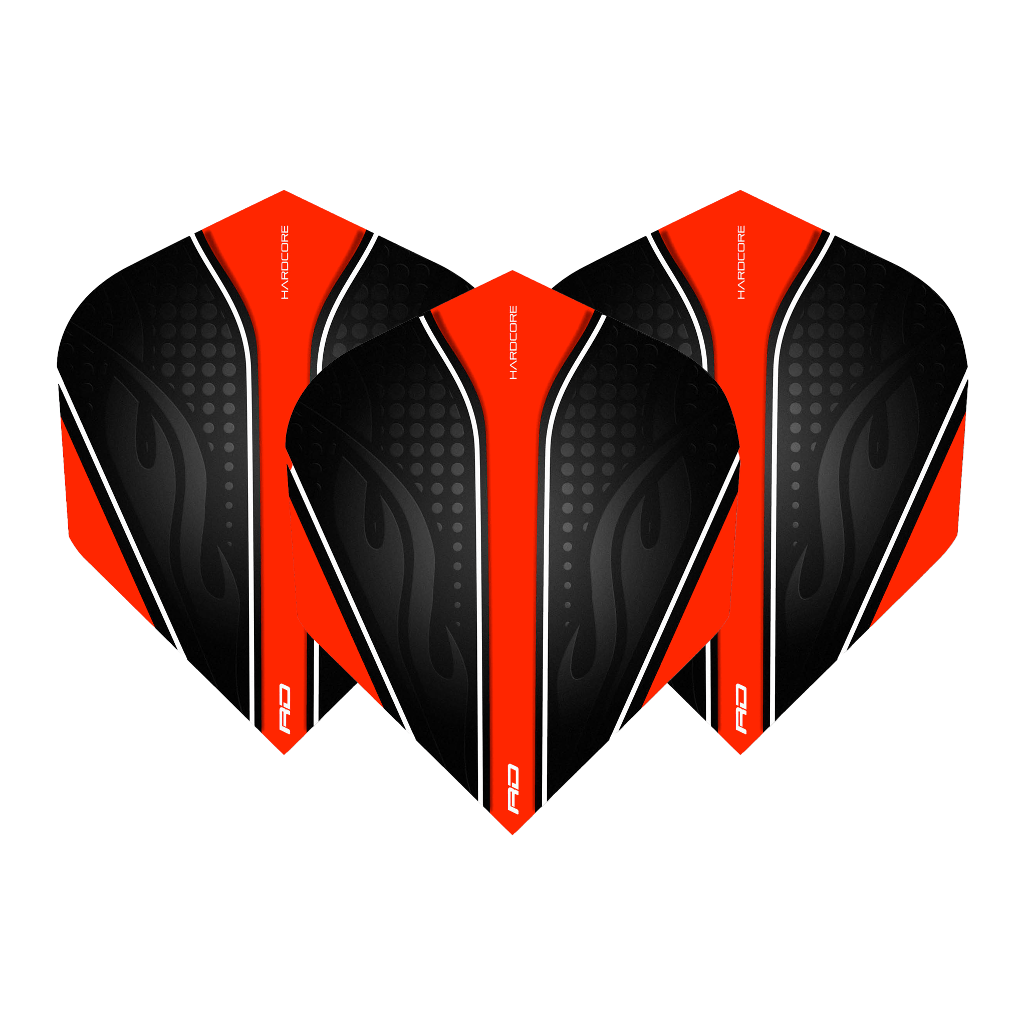 Red Dragon Hardcore Radical Standard Dart Flights Red Flights