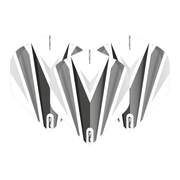 Red Dragon Hardcore Radical Standard Dart Flights White Grey Flights