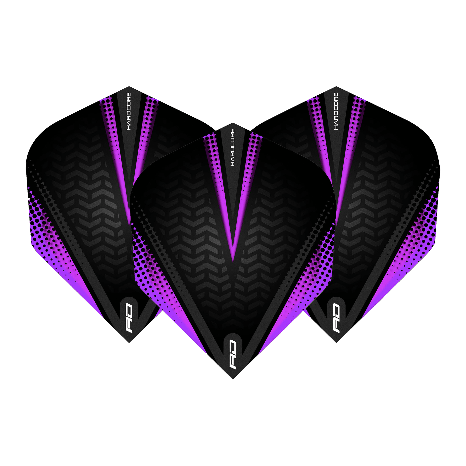 Red Dragon Hardcore Radical V Standard Dart Flights Purple Flights