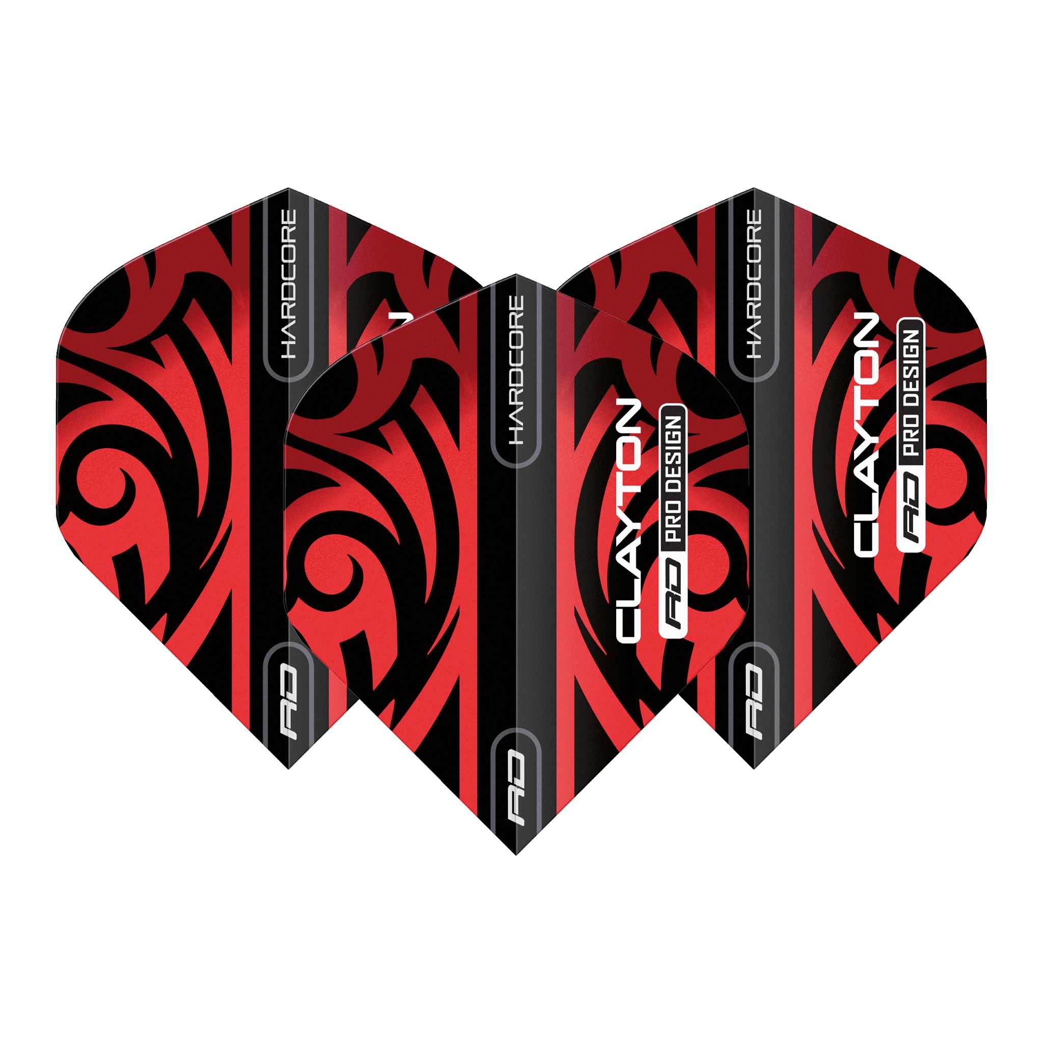Red Dragon Jonny Clayton Pro Design - Hardcore Dart Flights Flights