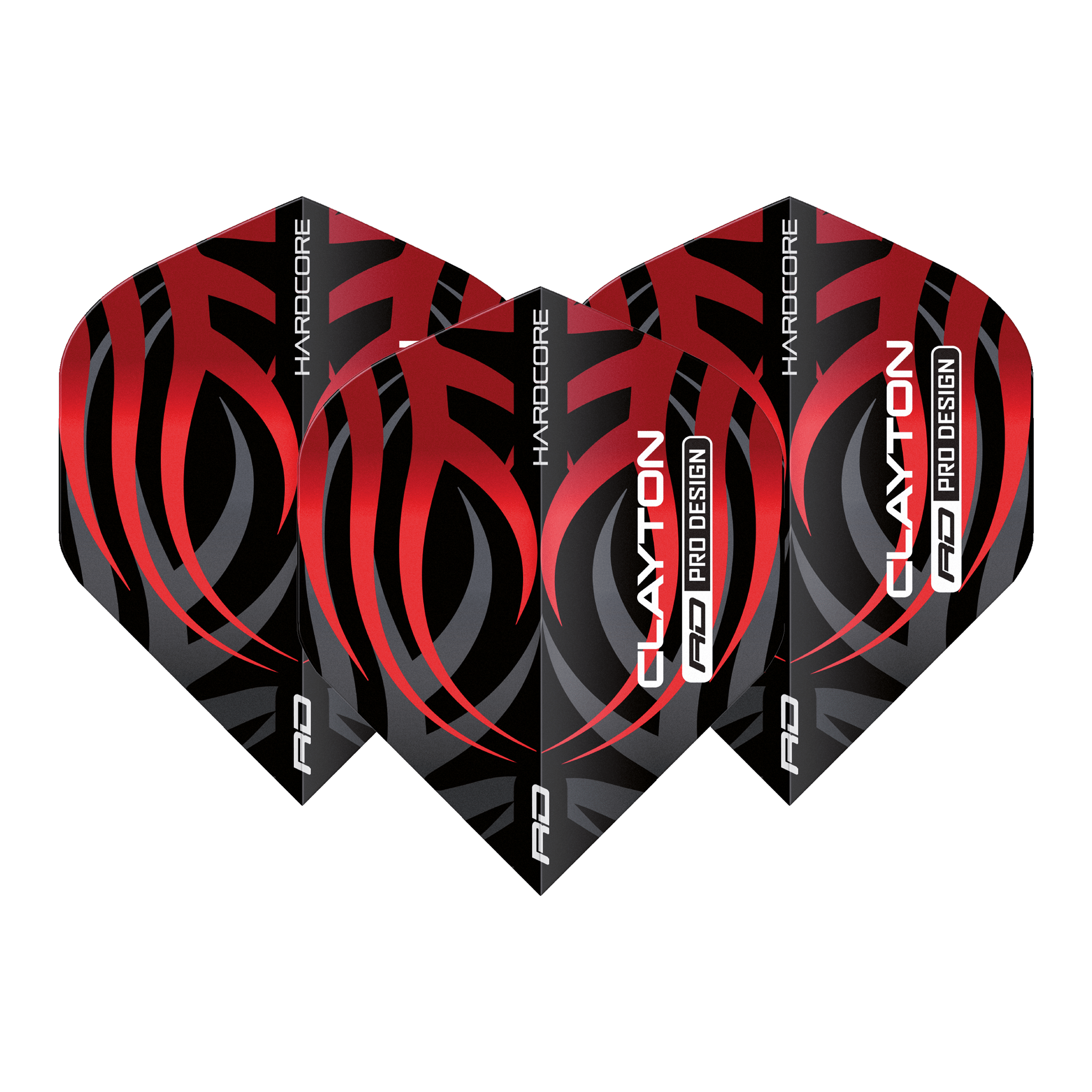 Red Dragon Jonny Clayton Pro Design - Hardcore Dart Flights Flights