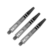Red Dragon Nitrotech Short (36mm) Polycarbonate Dart Shafts Black Tint Shafts