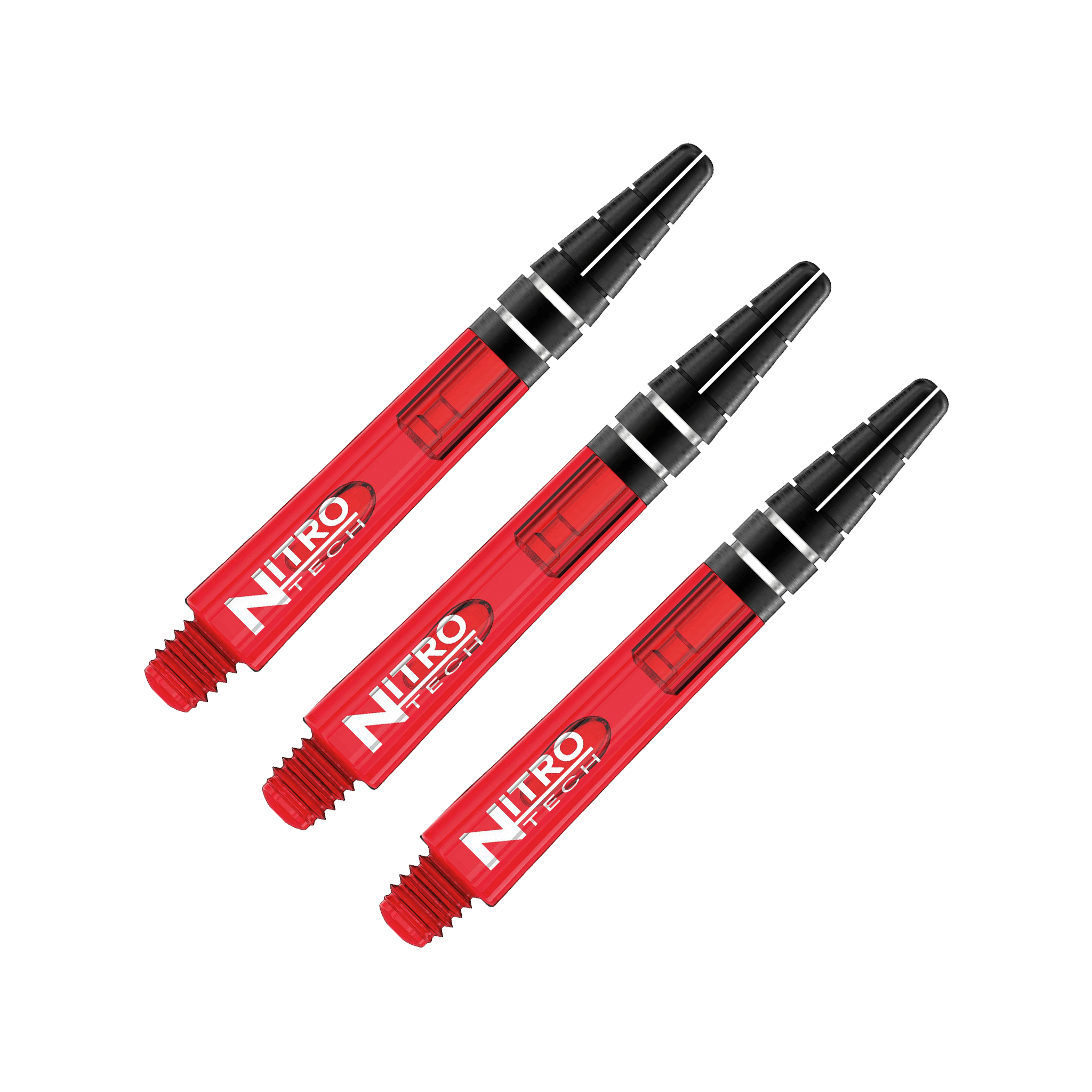 Red Dragon Nitrotech Short (36mm) Polycarbonate Dart Shafts Red Shafts
