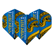 Red Dragon Peter Wright Double World Champion - Hardcore Ionic Dart Flights Standard / Blue & Gold Flights