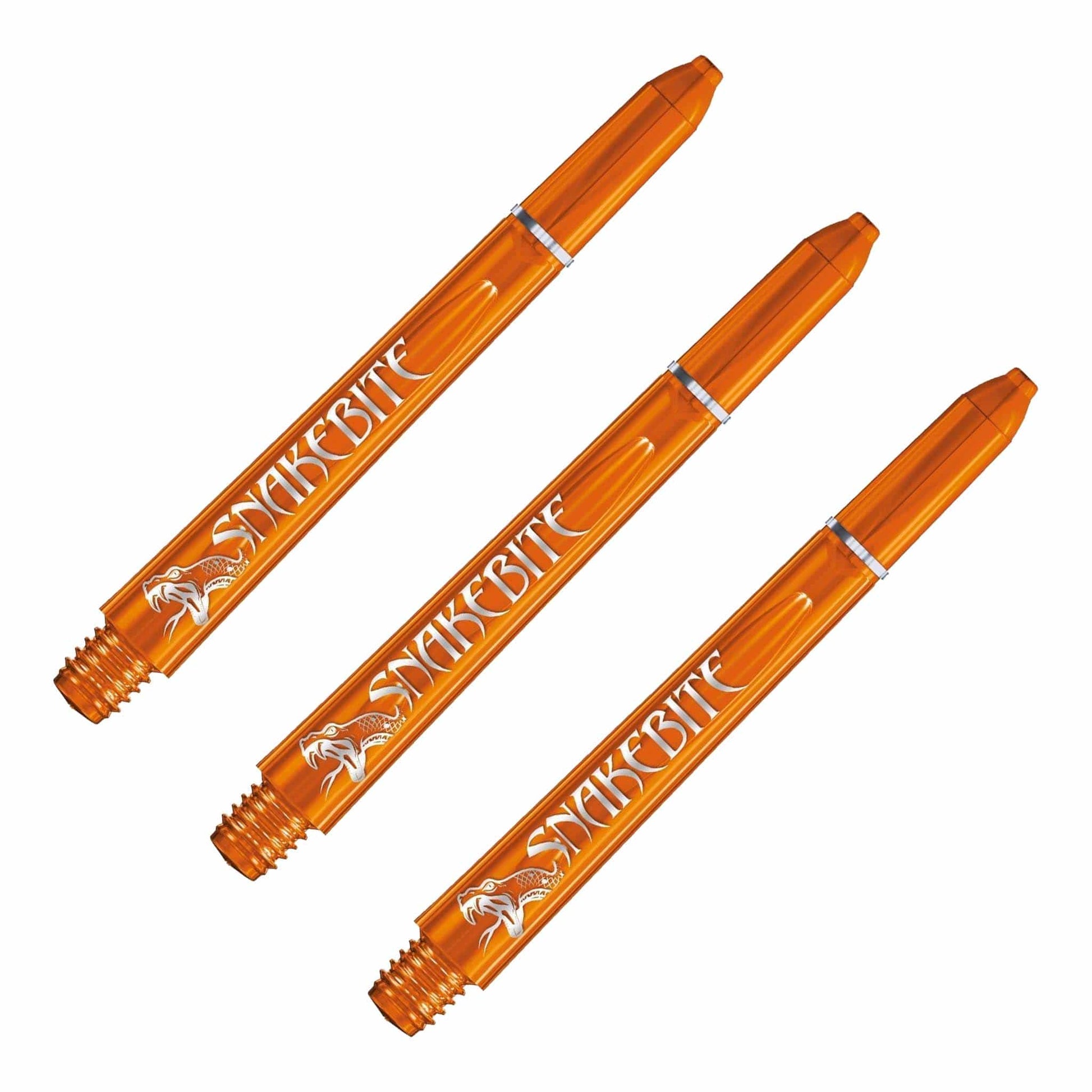 Red Dragon Peter Wright Snakebite Signature - Polycarbonate Dart Shafts Medium (48mm) / Orange Shafts