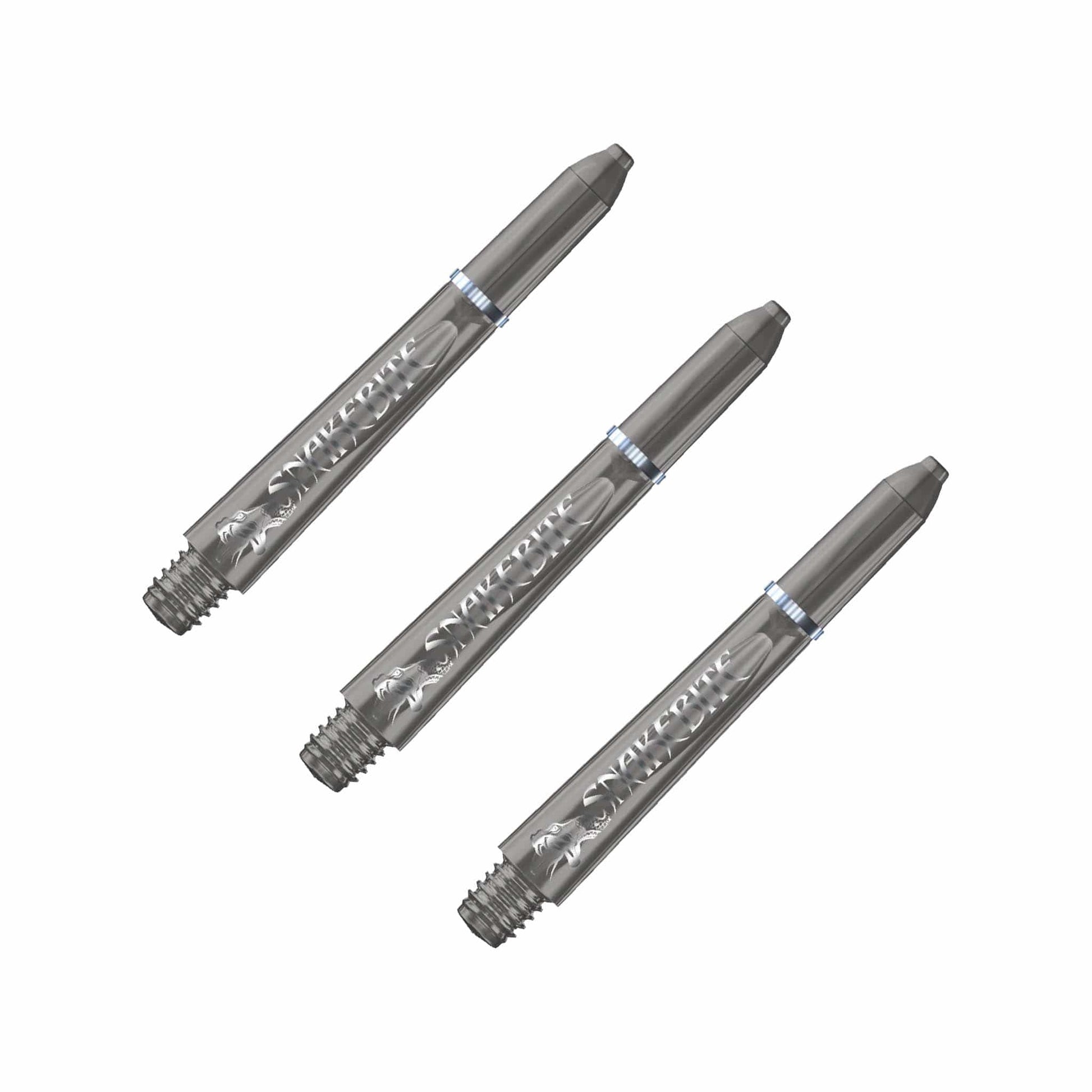 Red Dragon Peter Wright Snakebite Signature - Polycarbonate Dart Shafts Short (35mm) / Black Shafts