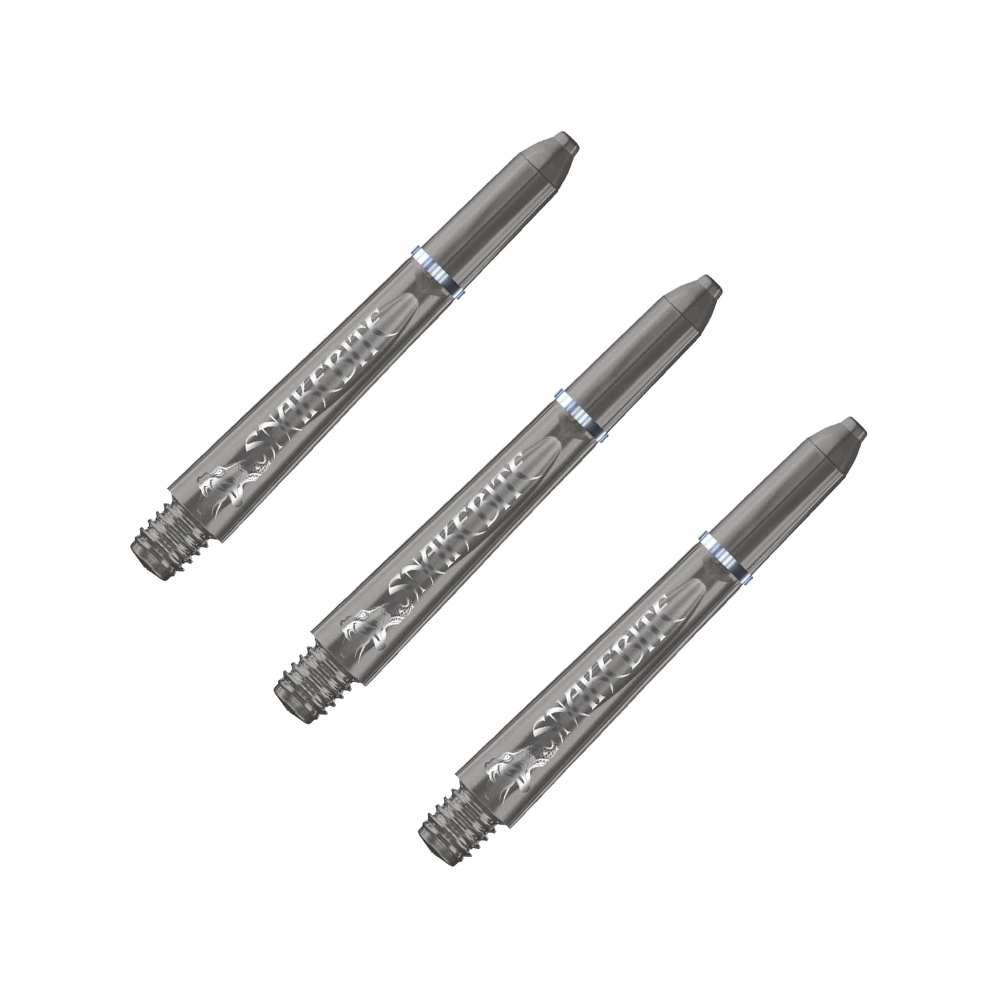 Red Dragon Peter Wright Snakebite Signature - Polycarbonate Dart Shafts Short (35mm) / Black Shafts