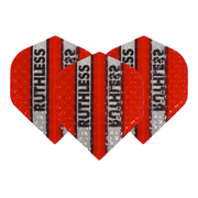 Ruthless Ruthless Embossed Standard Dart Flights Red Flights