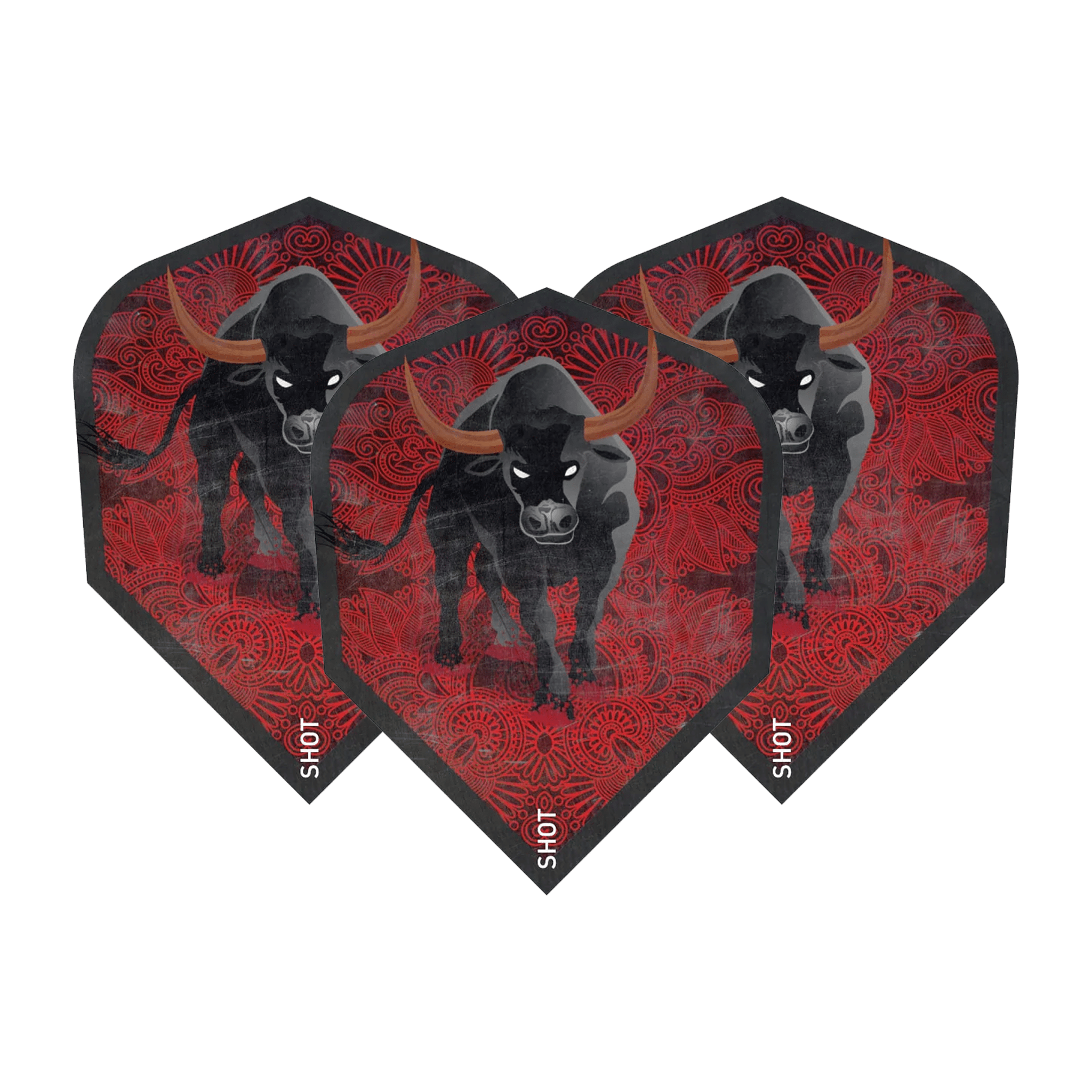 Shot Americana Longhorn - Dart Flights Small Standard / Black Flights