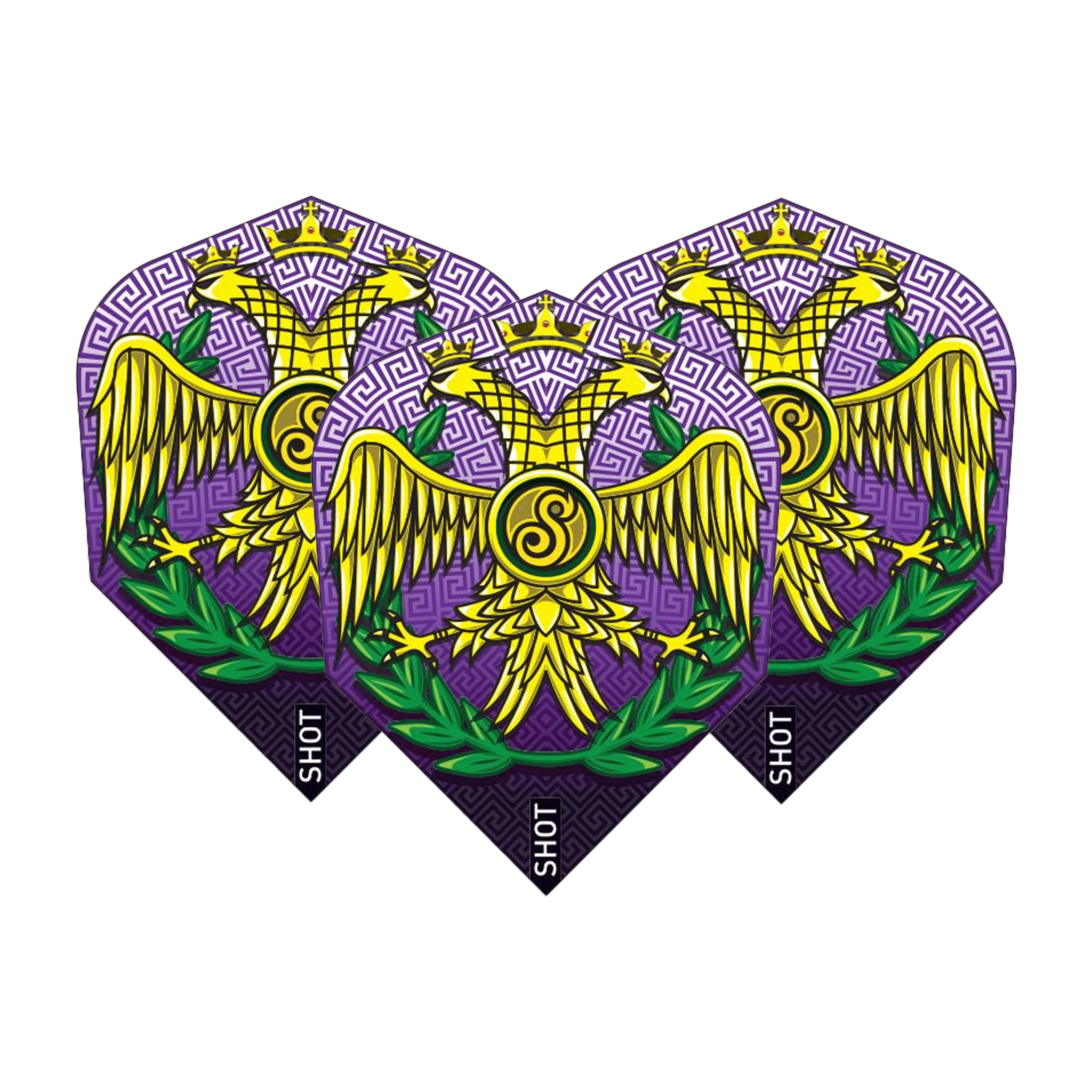 Shot Roman Empire Dart Flights Small Standard / Caesar Flights
