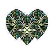 Shot Talisman - Dart Flights Teardrop / Teal Flights
