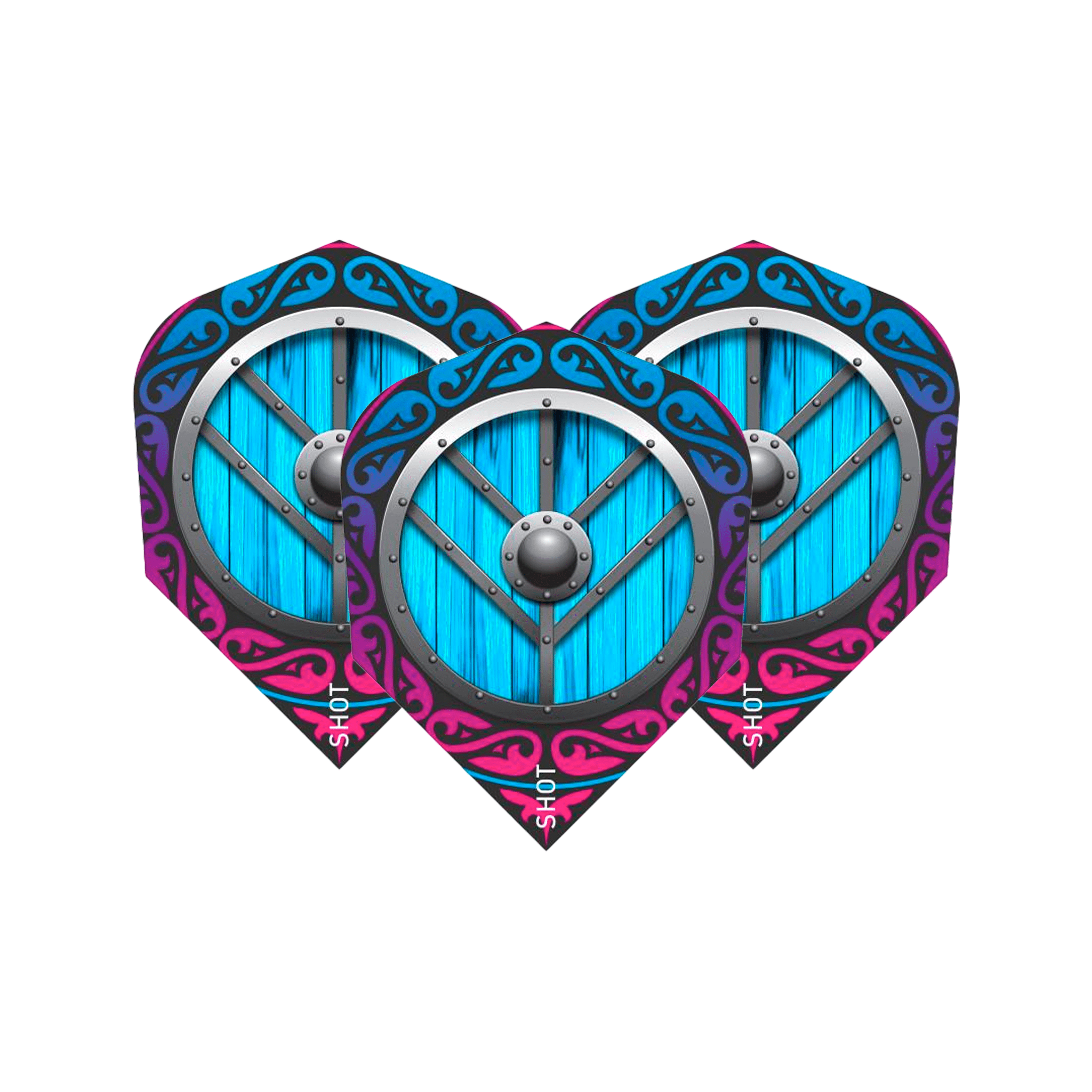 Shot Viking - Dart Flights Small Standard / Shield-Maiden Flights