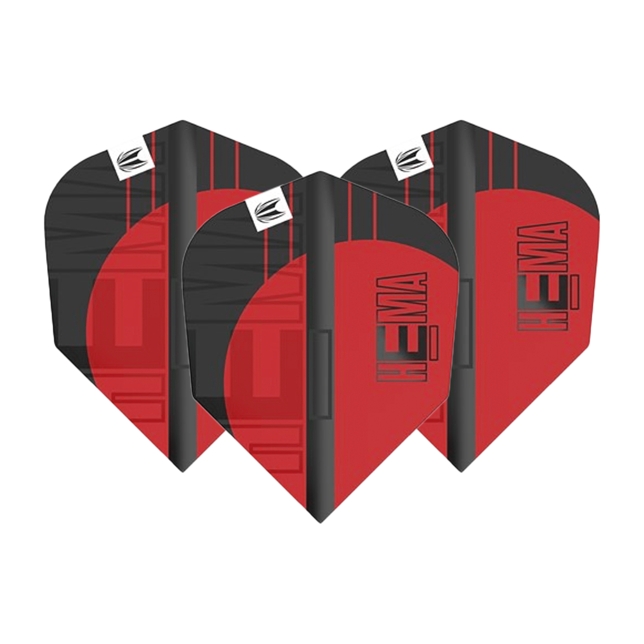 Target Hema Pro Ultra No. 6 Dart Flights Red/Black Flights
