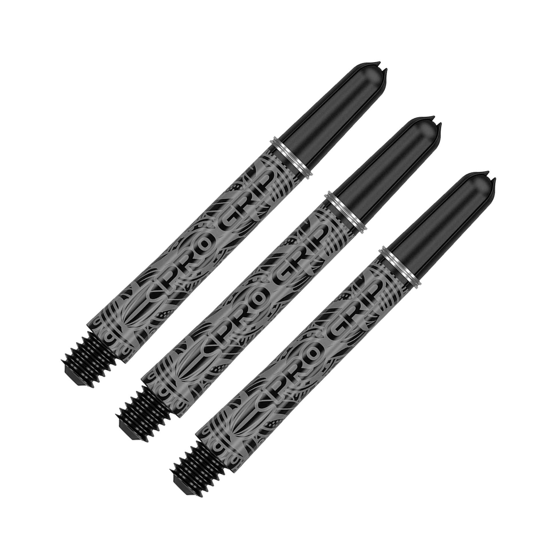 Target Pro Grip Ink Nylon Dart Shafts Intermediate (41mm) / Black Shafts