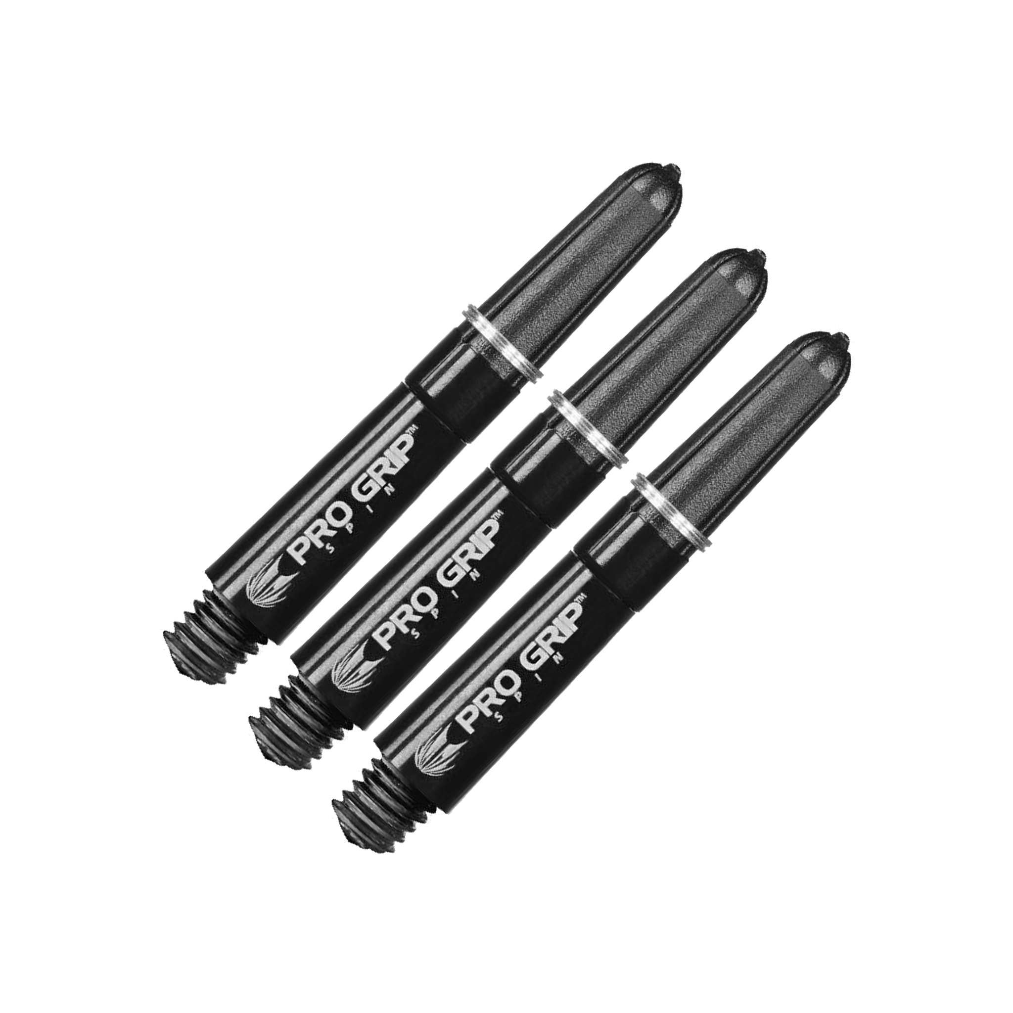 Target Pro Grip Spin Short (34mm) Nylon Dart Shafts Black Shafts